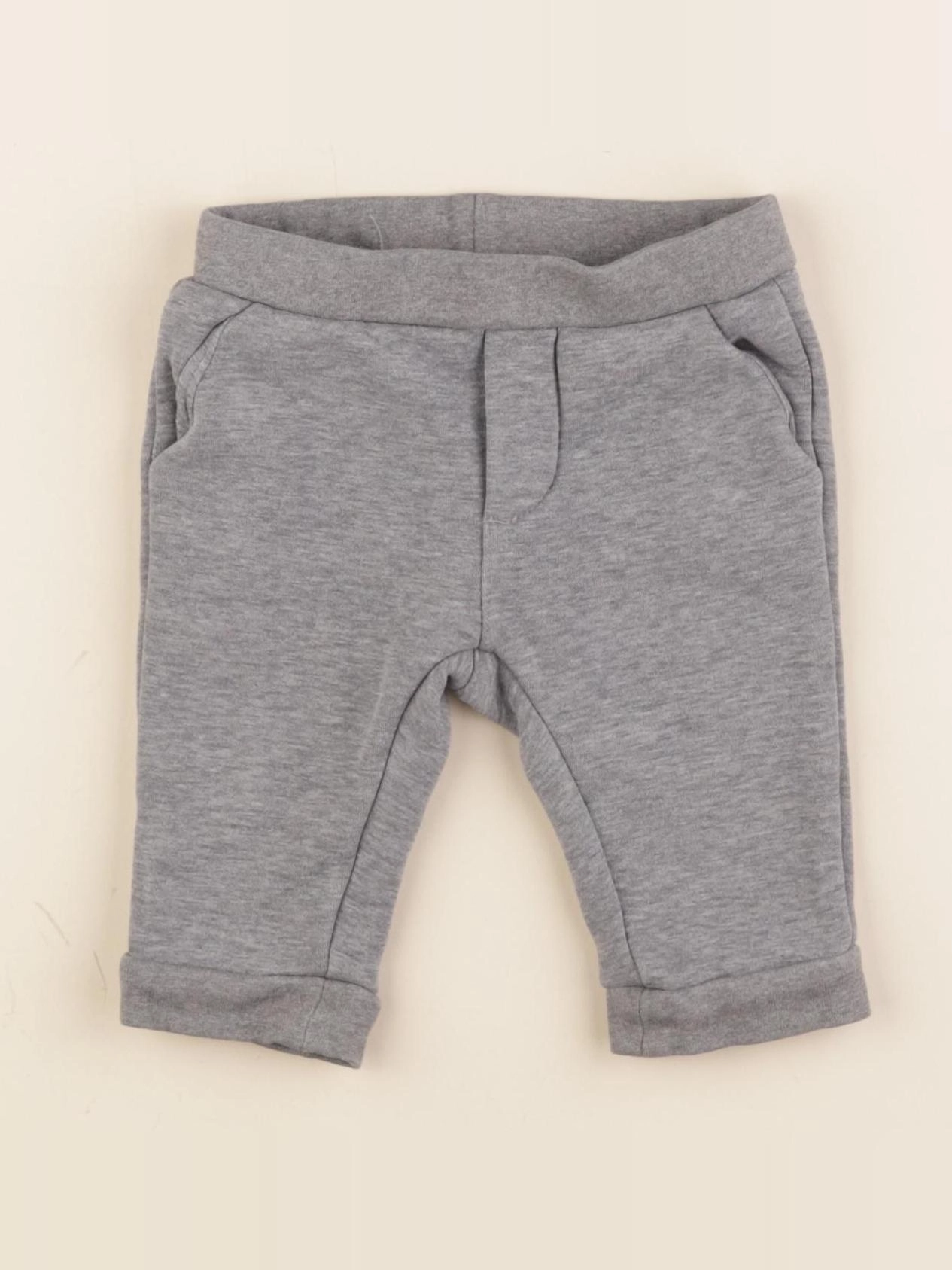 Jacadi - pantalon doublé gris - 6 mois