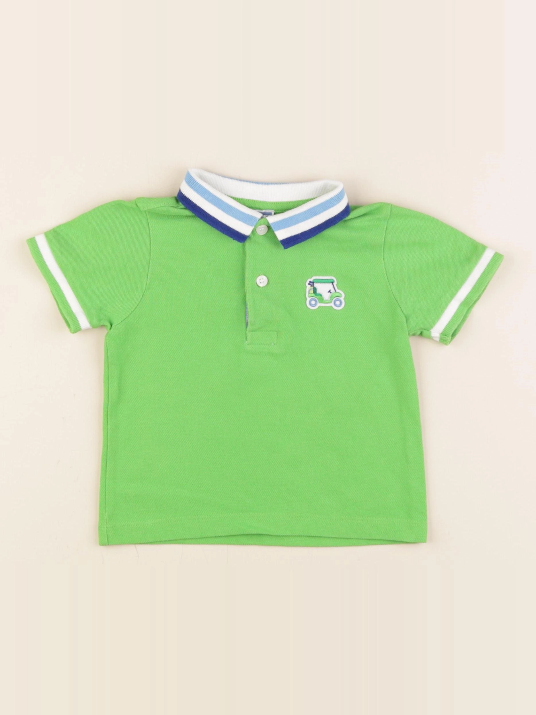 Jacadi - polo vert - 18 mois