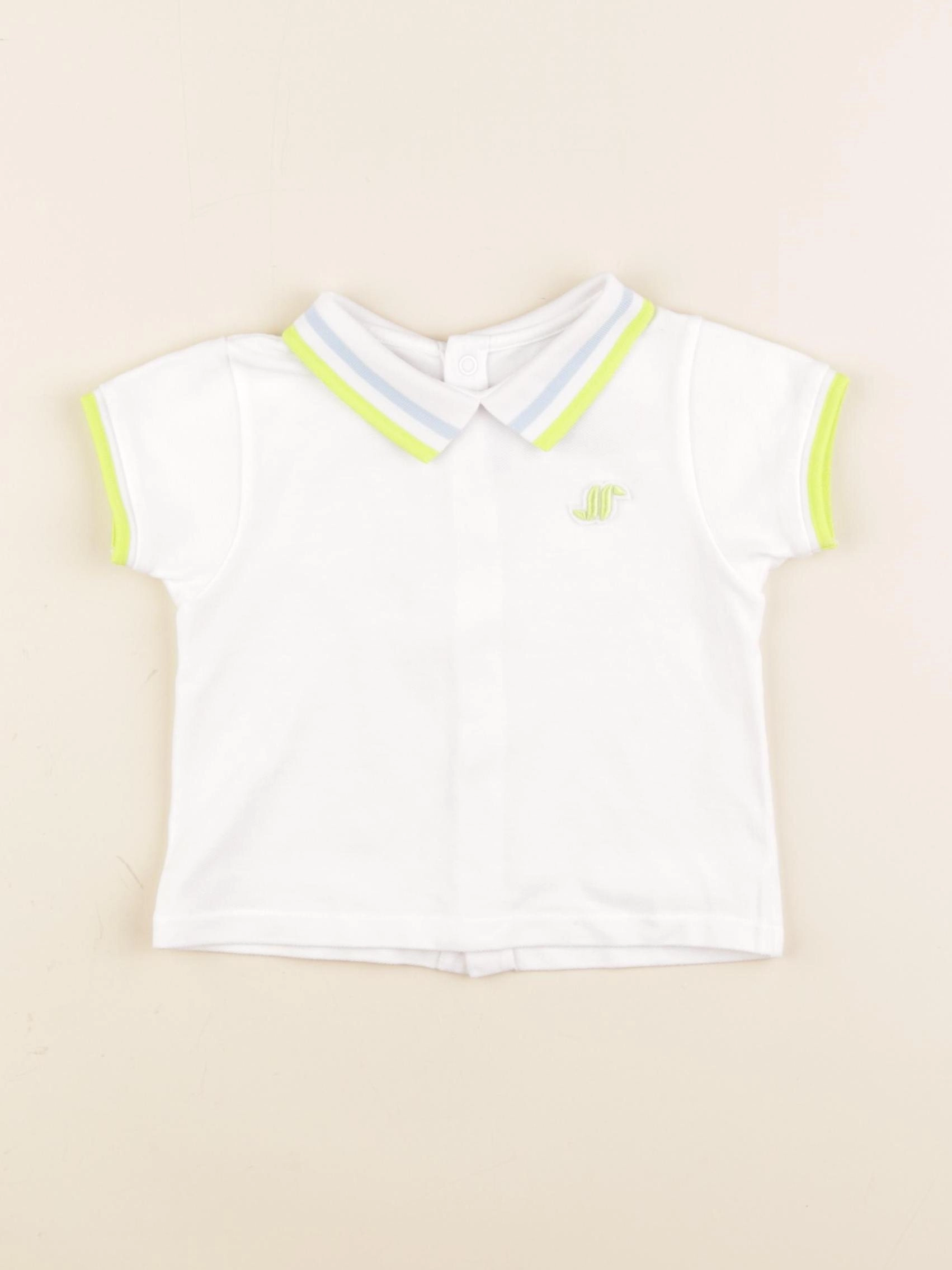 Jacadi - polo blanc - 18 mois