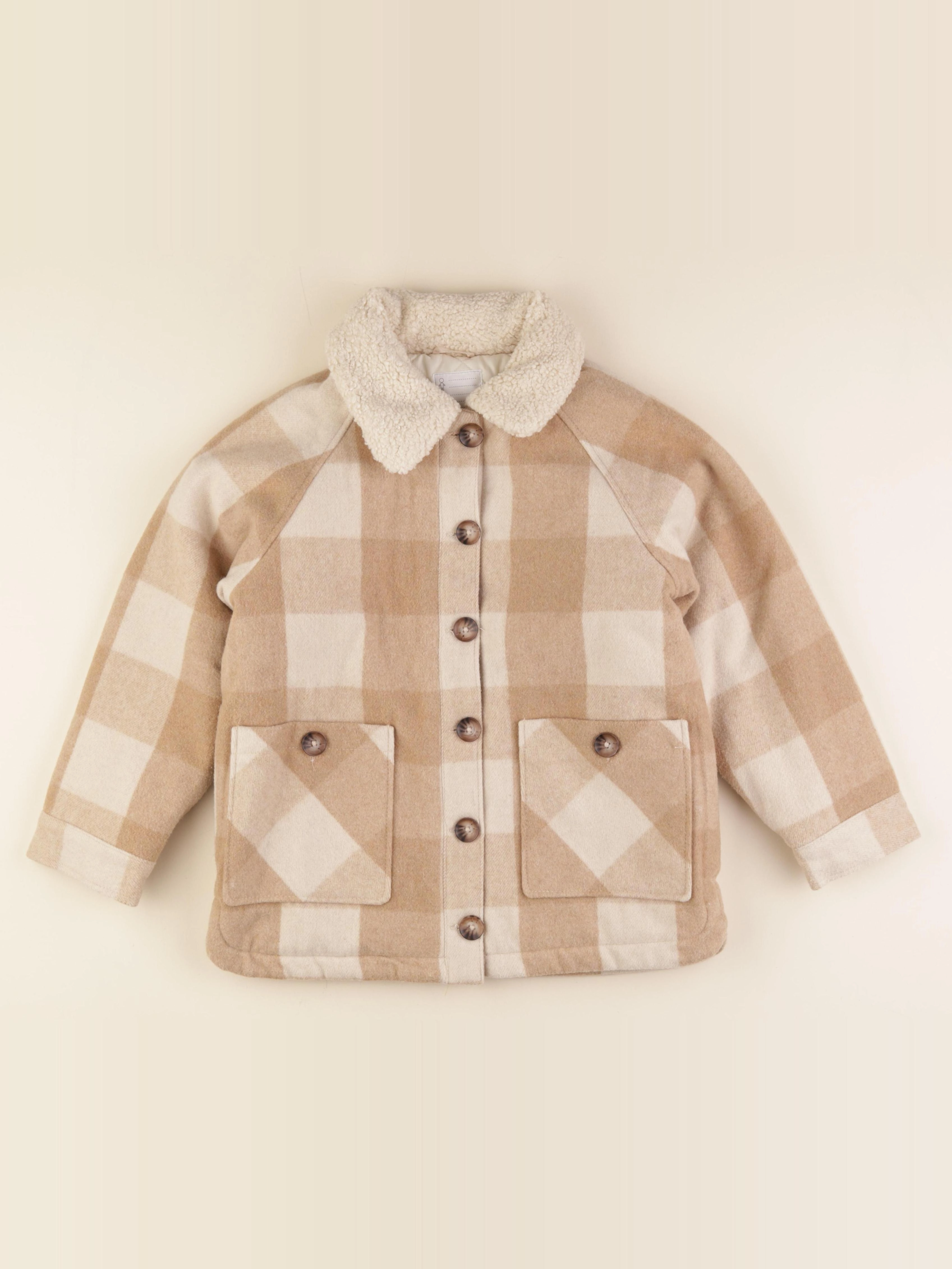 Vertbaudet - veste beige, marron - 10 ans