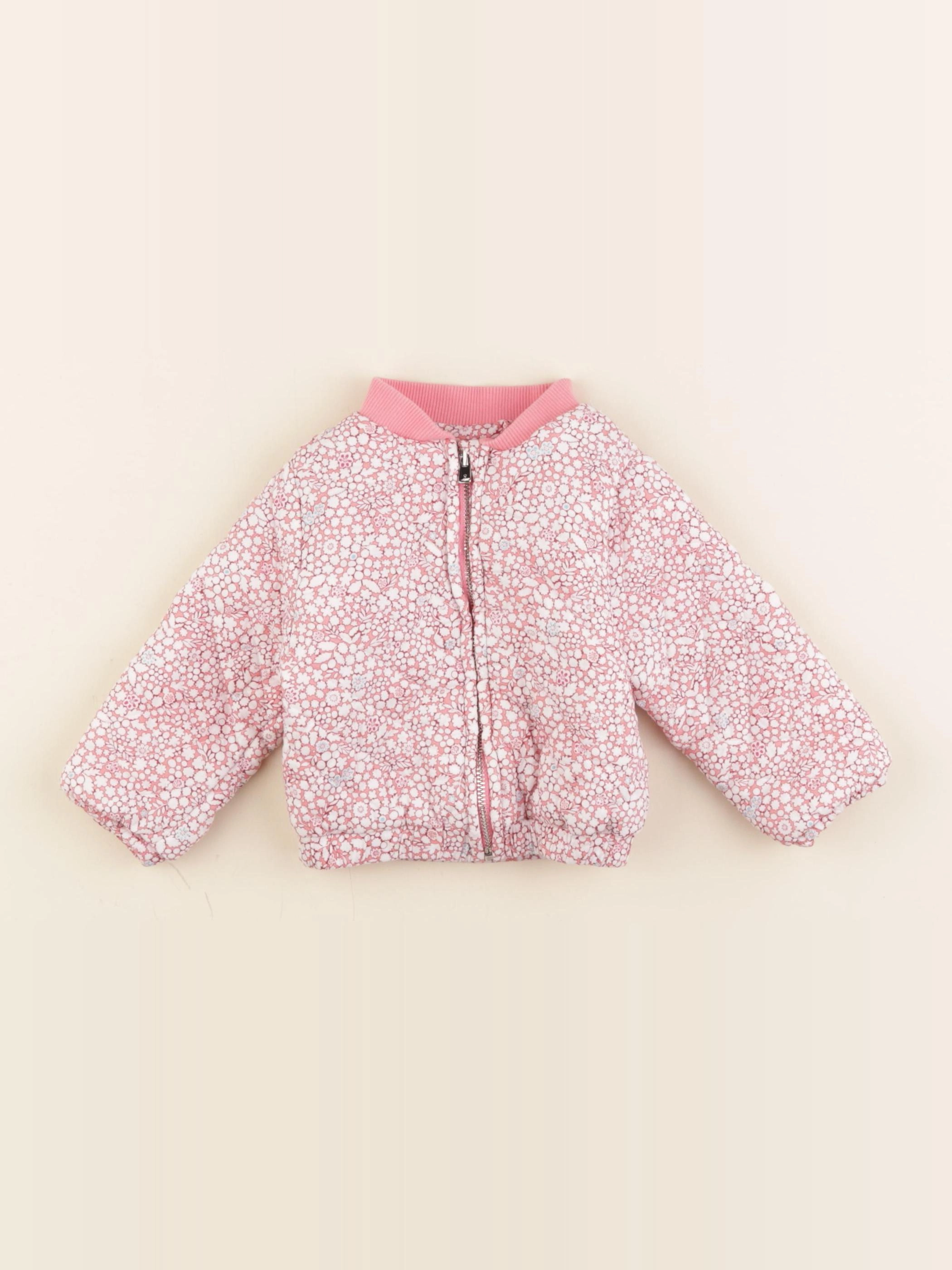 Jacadi - veste liberty rose - 12 mois