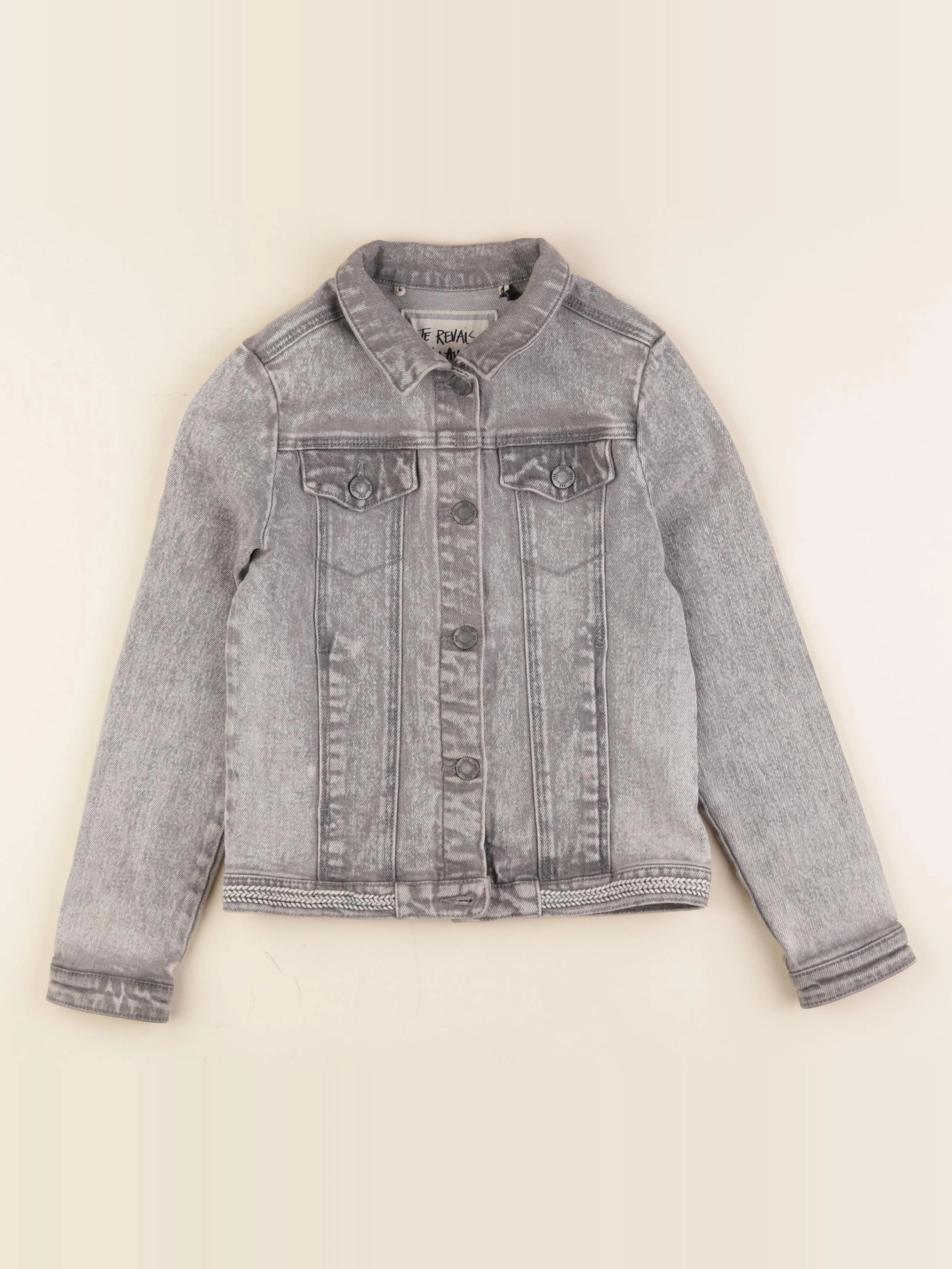 IKKS - veste imprimé au dos gris - 8 ans