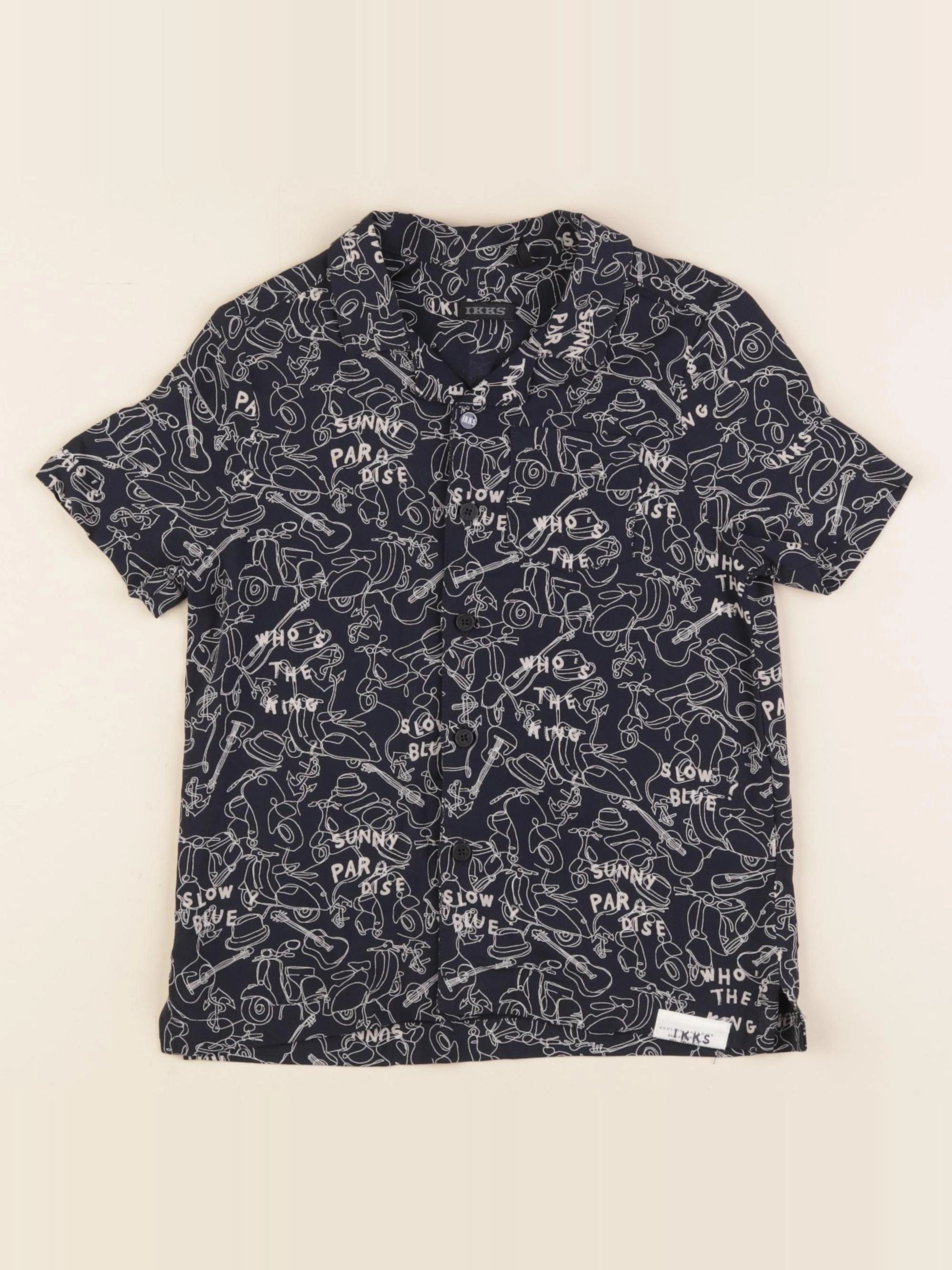 IKKS - chemise bleu - 4 ans