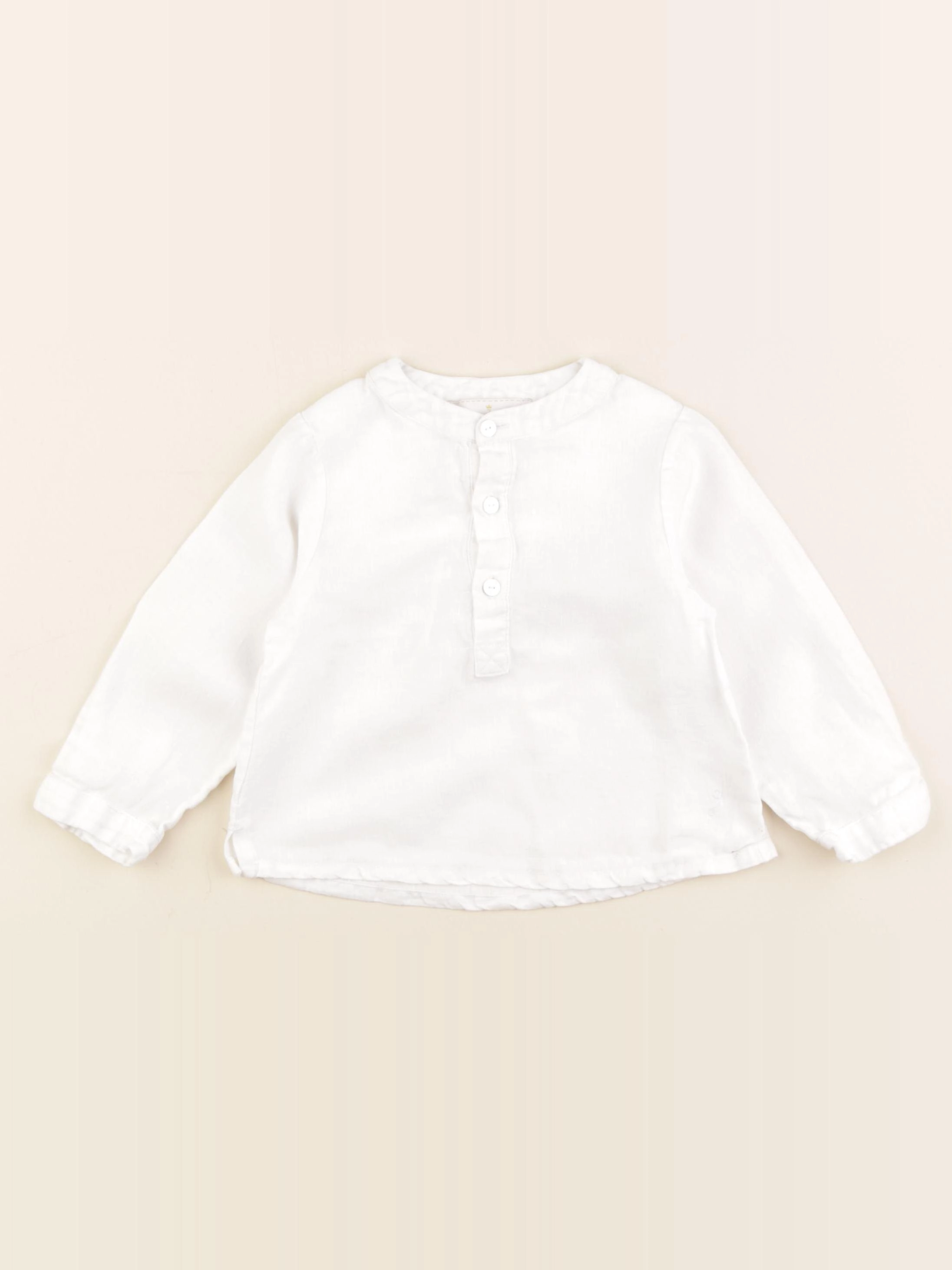 Jacadi - chemise blanc - 24 mois