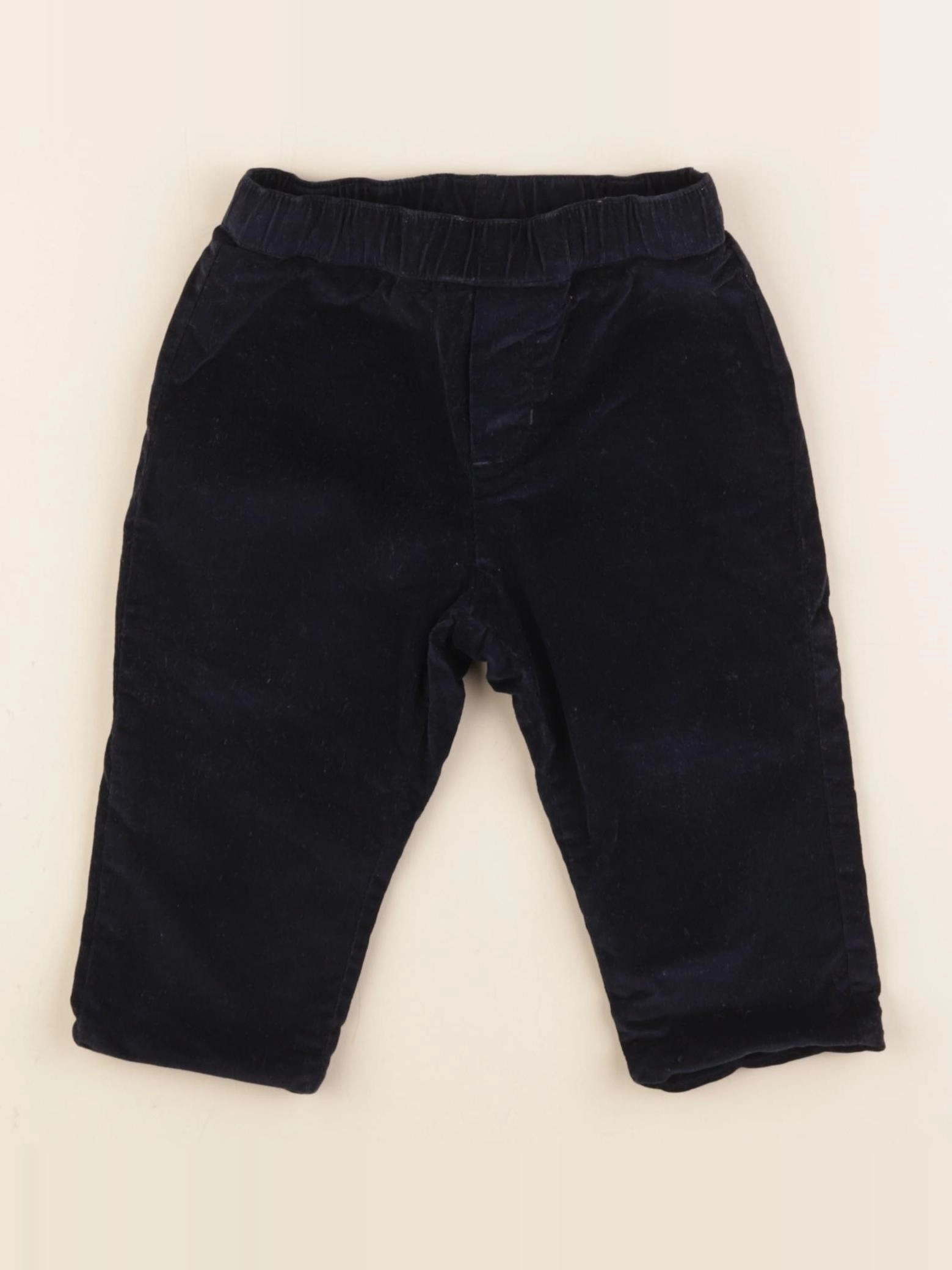 Jacadi - pantalon bleu - 12 mois