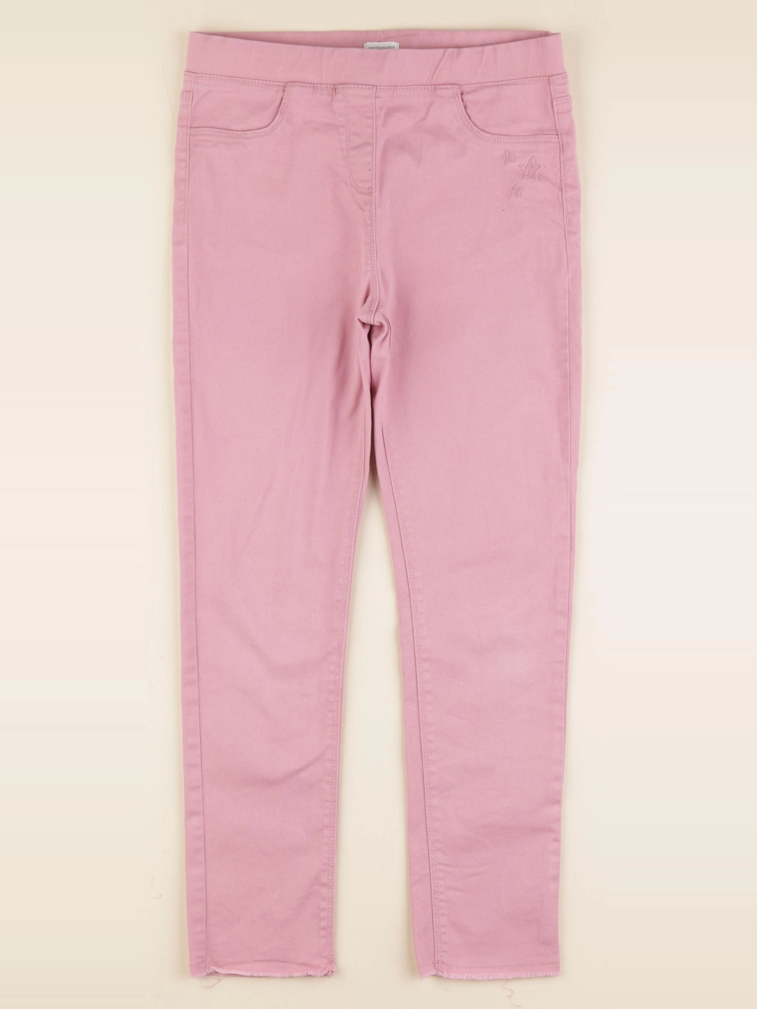 Vertbaudet - jegging rose - 10 ans