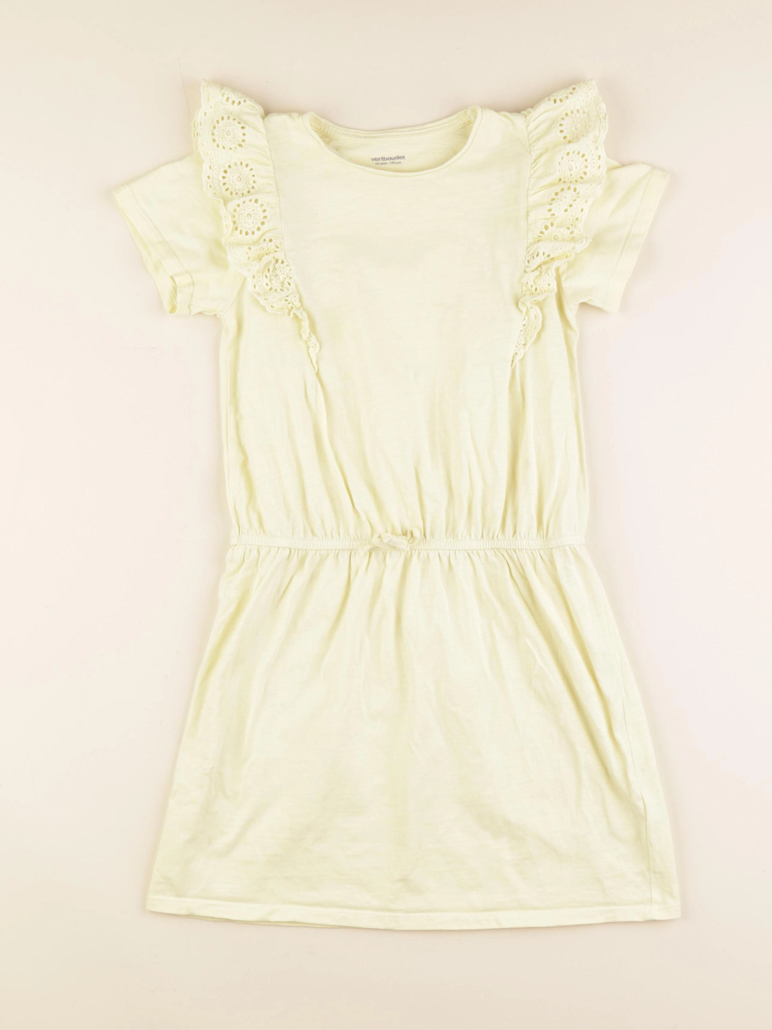 Vertbaudet - robe jaune - 10 ans