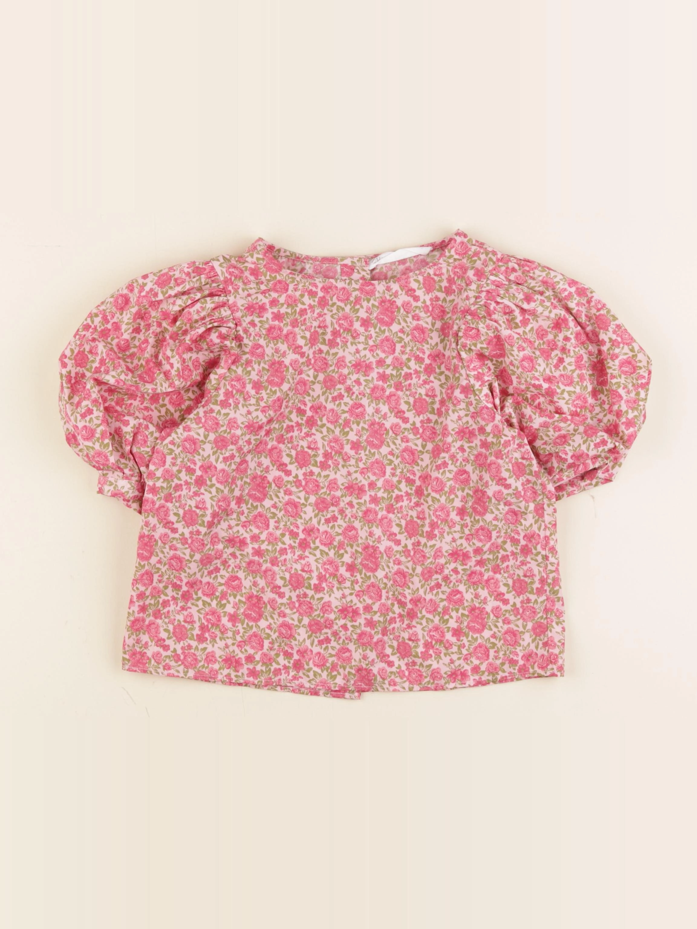 Zara - blouse rose - 7 ans