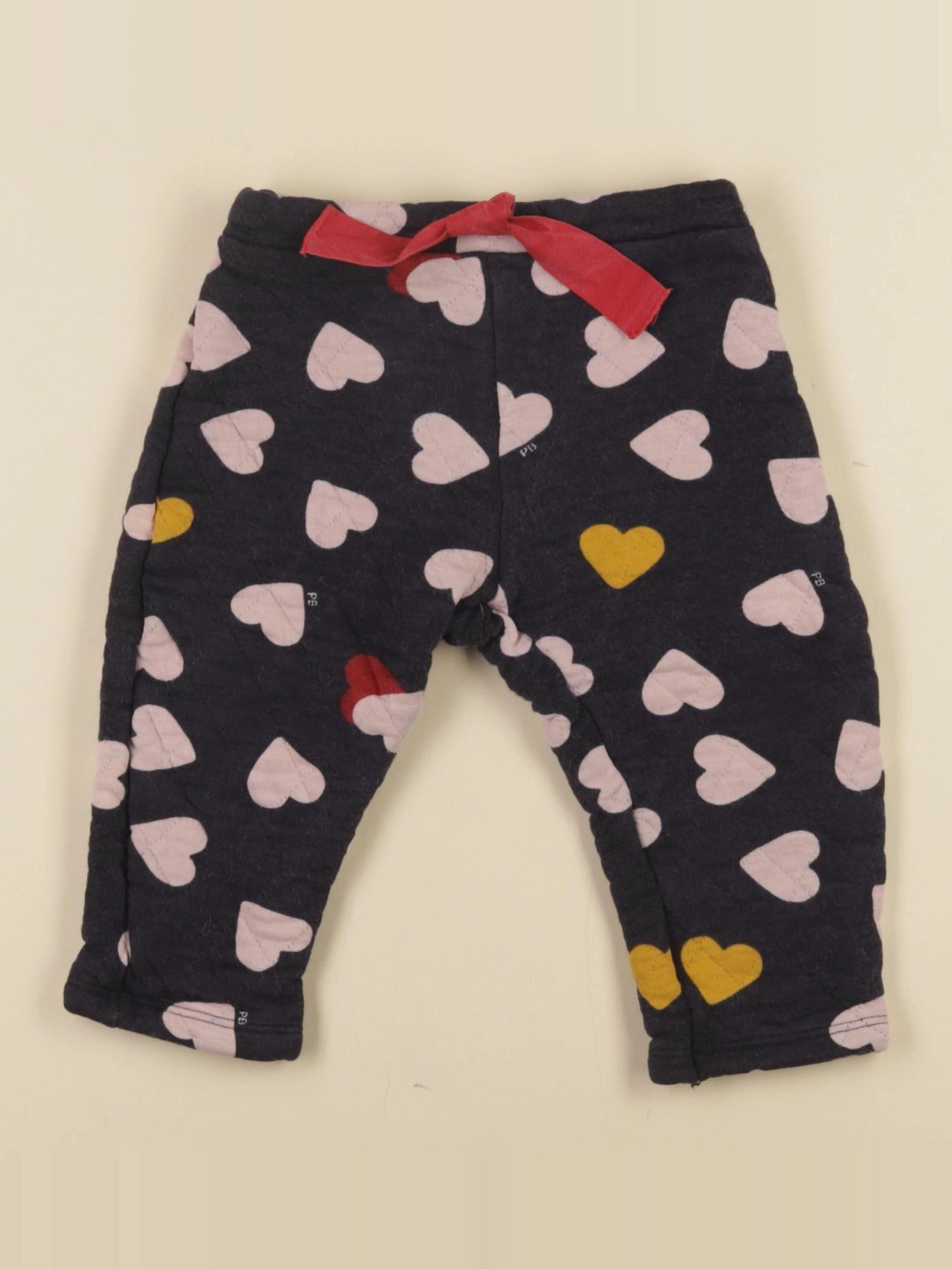 Petit Bateau - pantalon bleu, rose - 18 mois