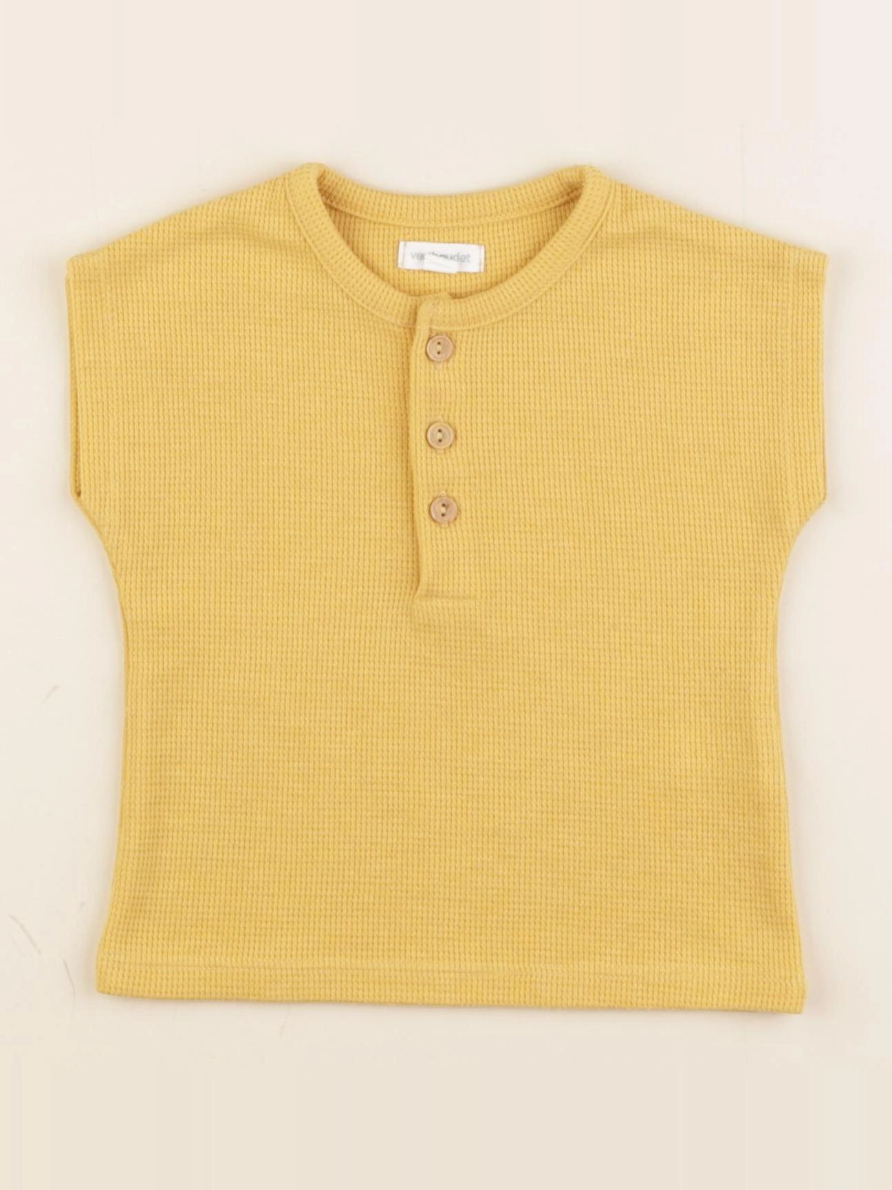 Vertbaudet - tee-shirt jaune - 18 mois