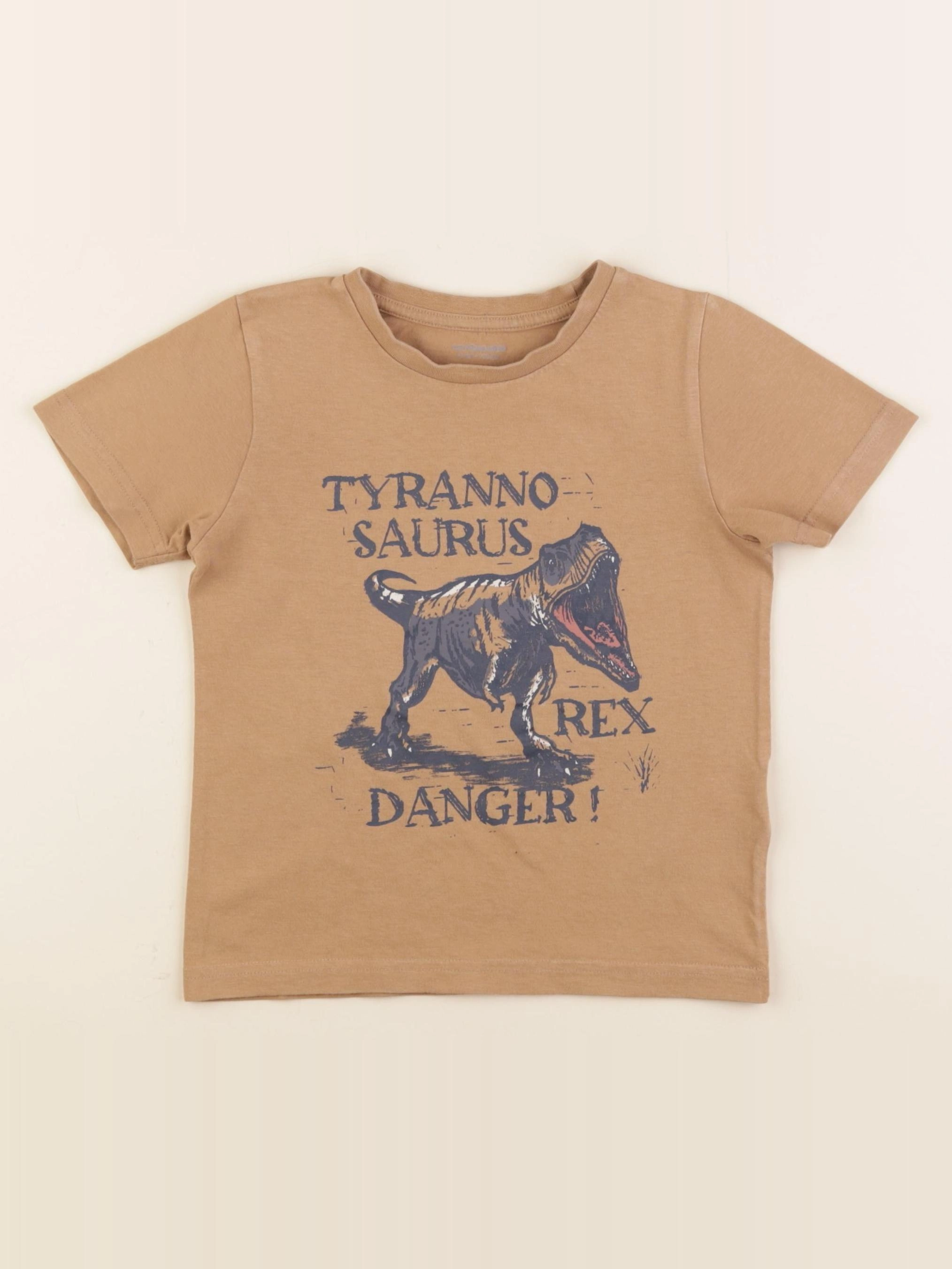 Vertbaudet - tee-shirt marron - 5 ans