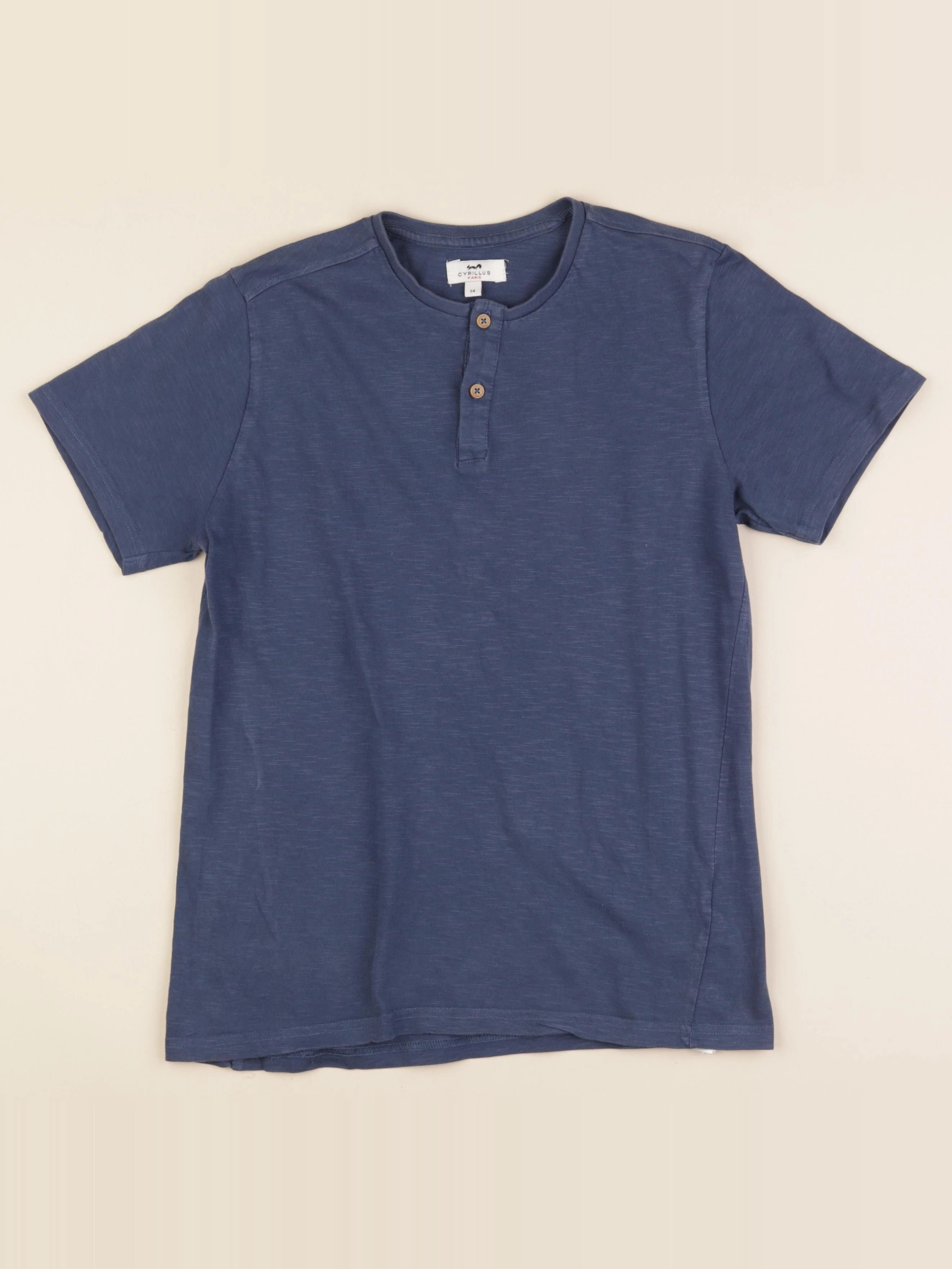 Cyrillus - tee-shirt bleu - 14 ans