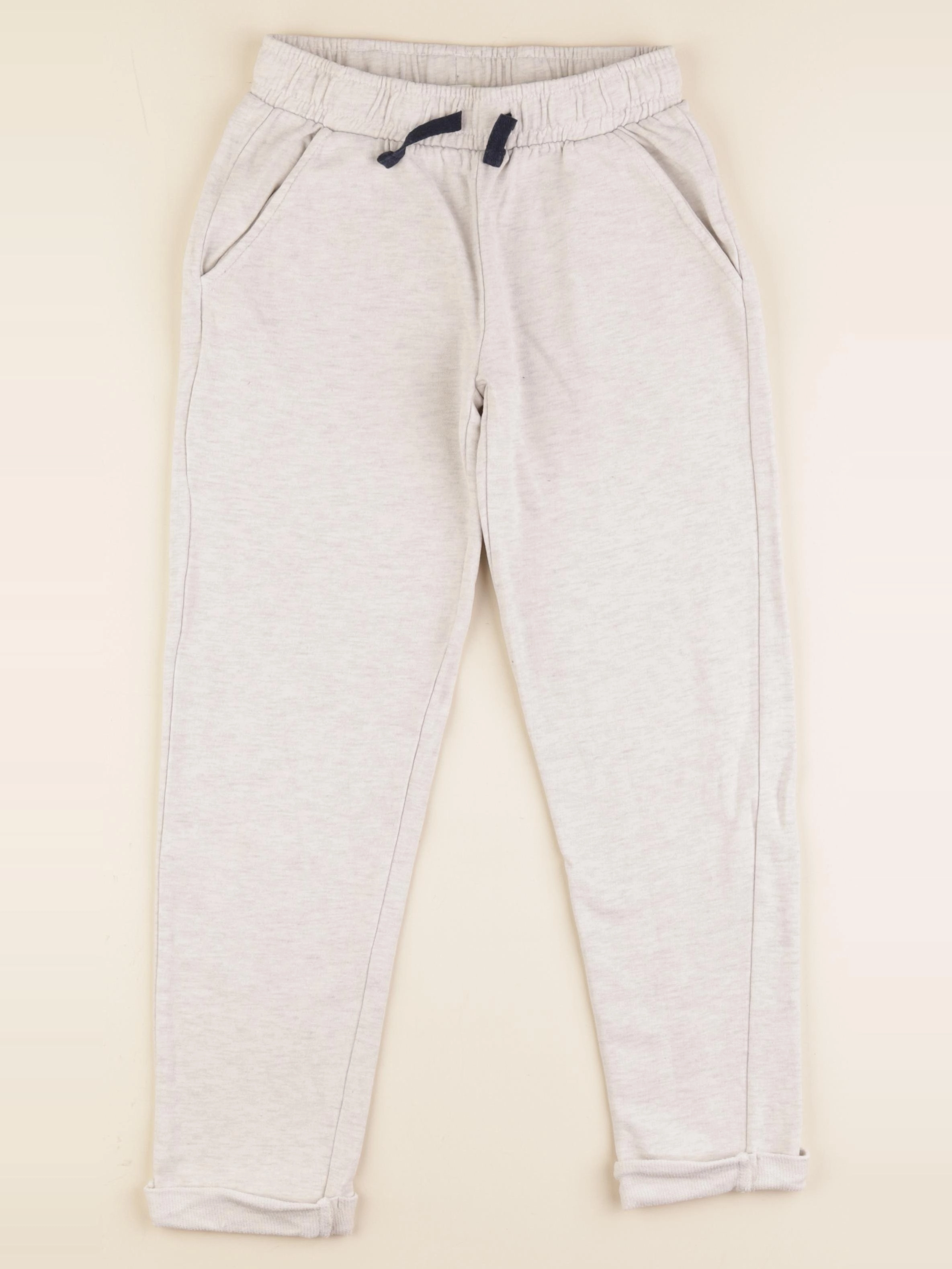 Vertbaudet - jogging beige - 9 ans