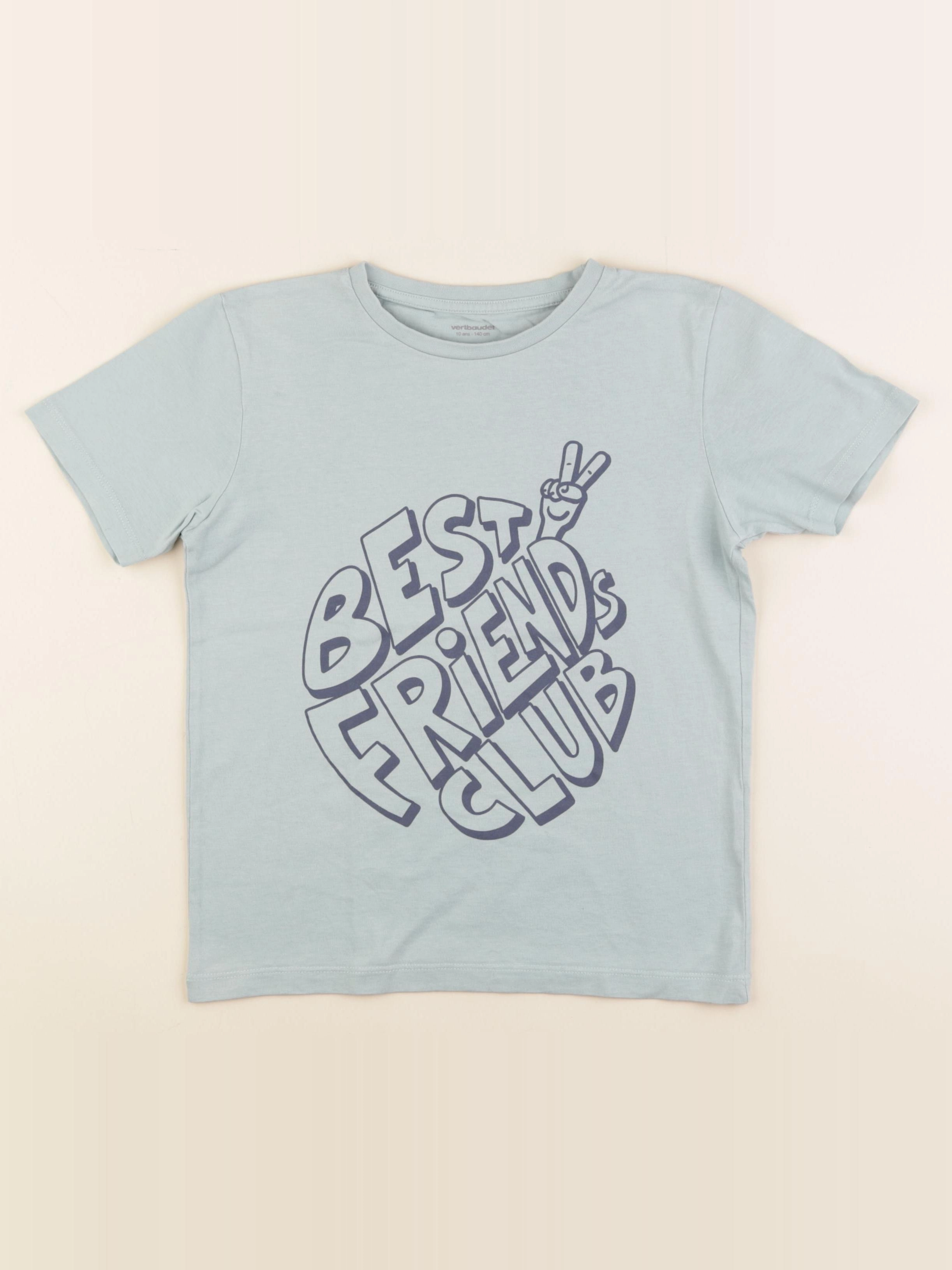 Vertbaudet - tee-shirt vert - 10 ans