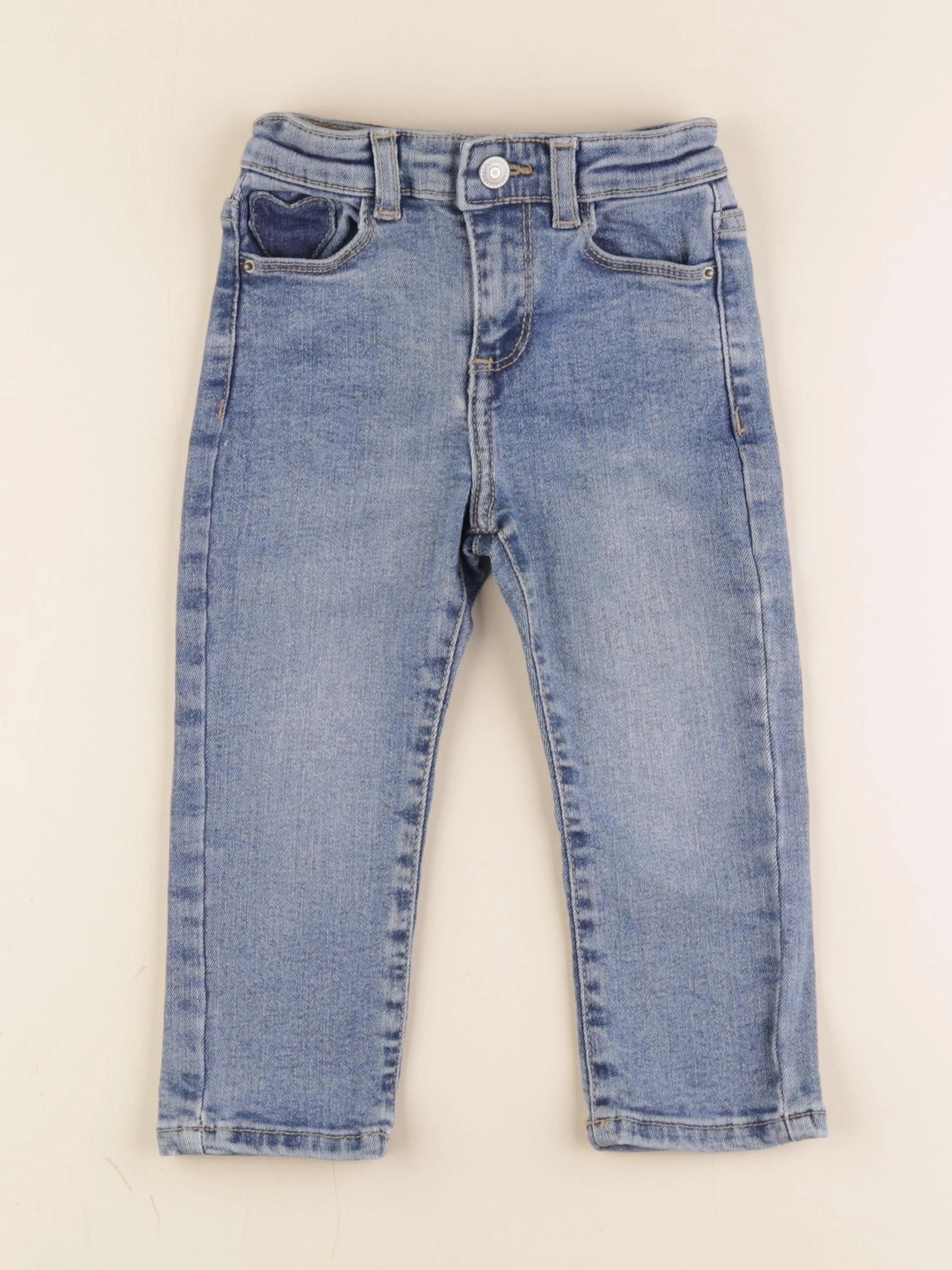 Vertbaudet - jean bleu - 2 ans