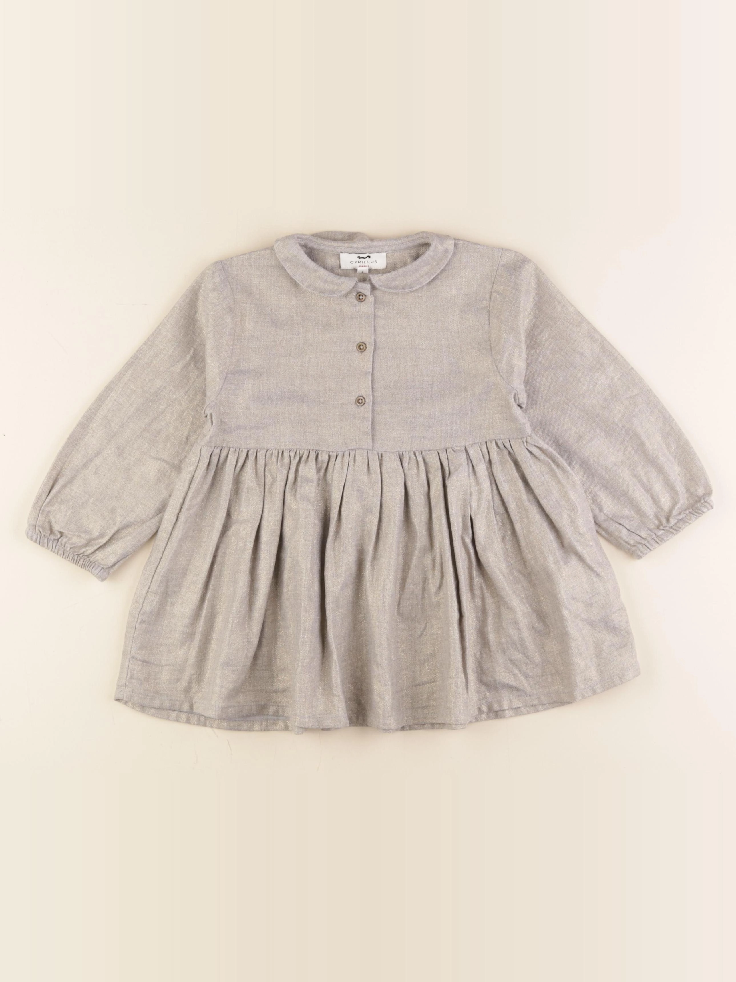Cyrillus - robe gris - 24 mois