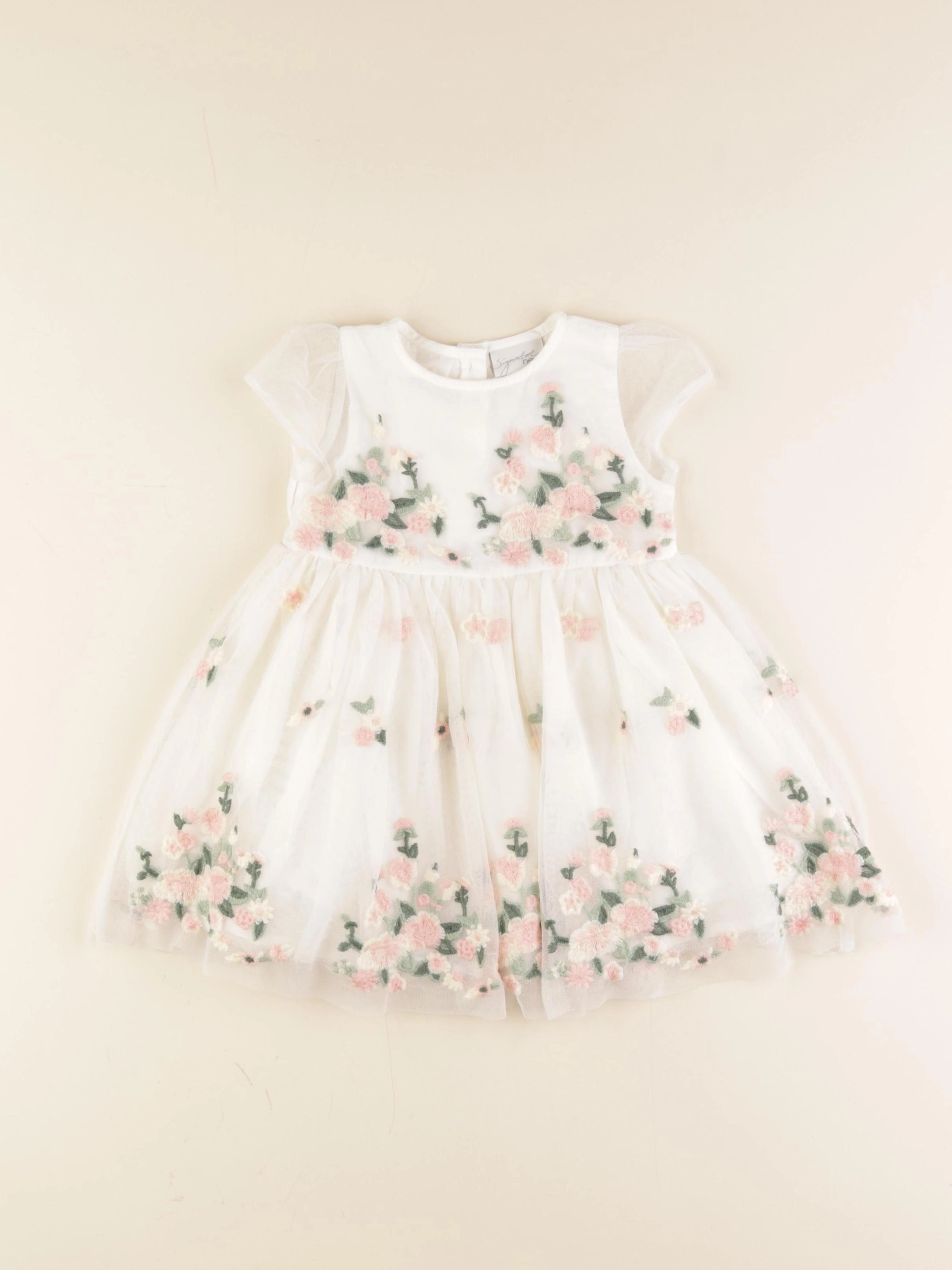 Next - robe blanc - 9/12 mois