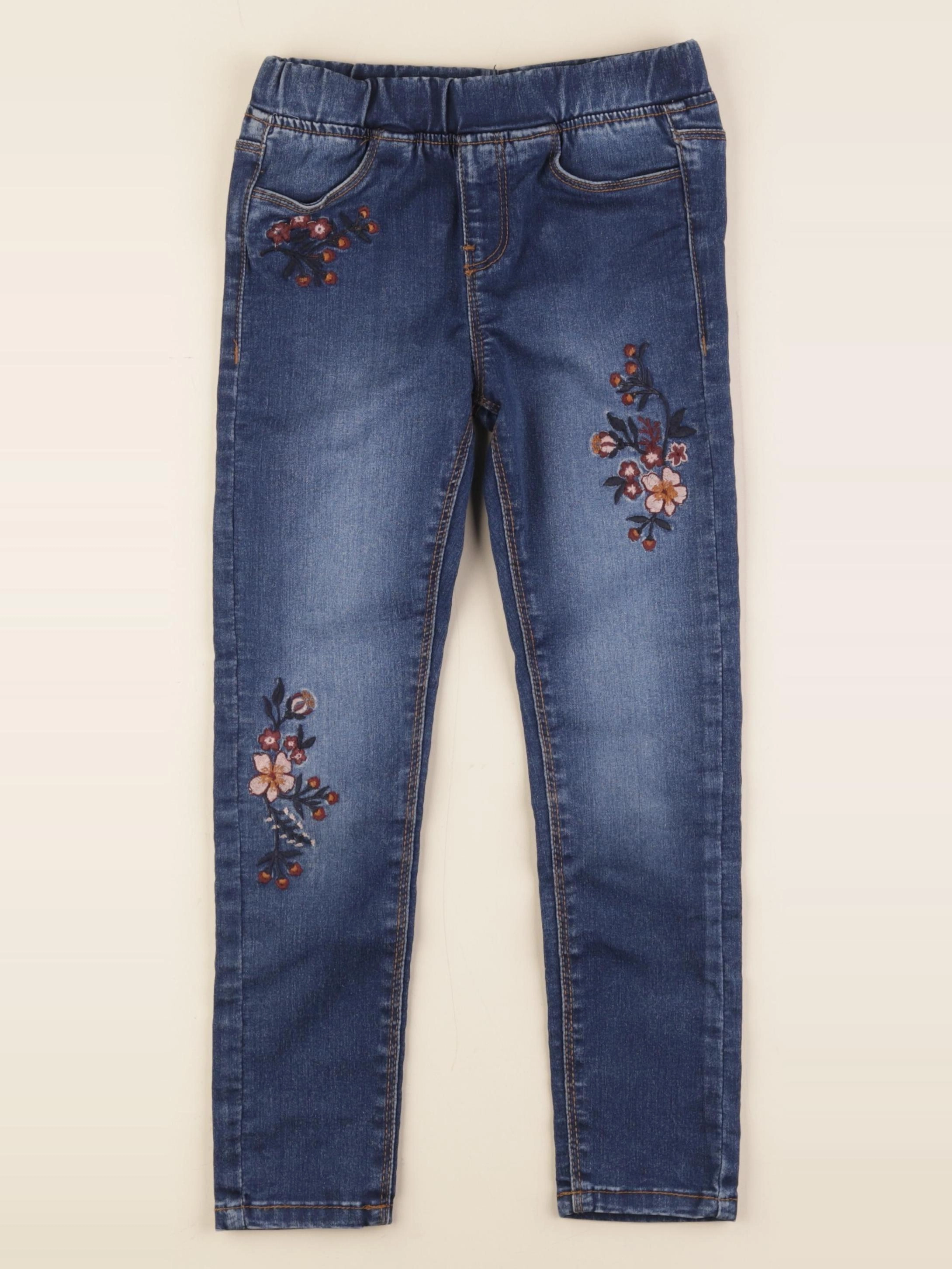 Vertbaudet - jegging bleu - 7 ans