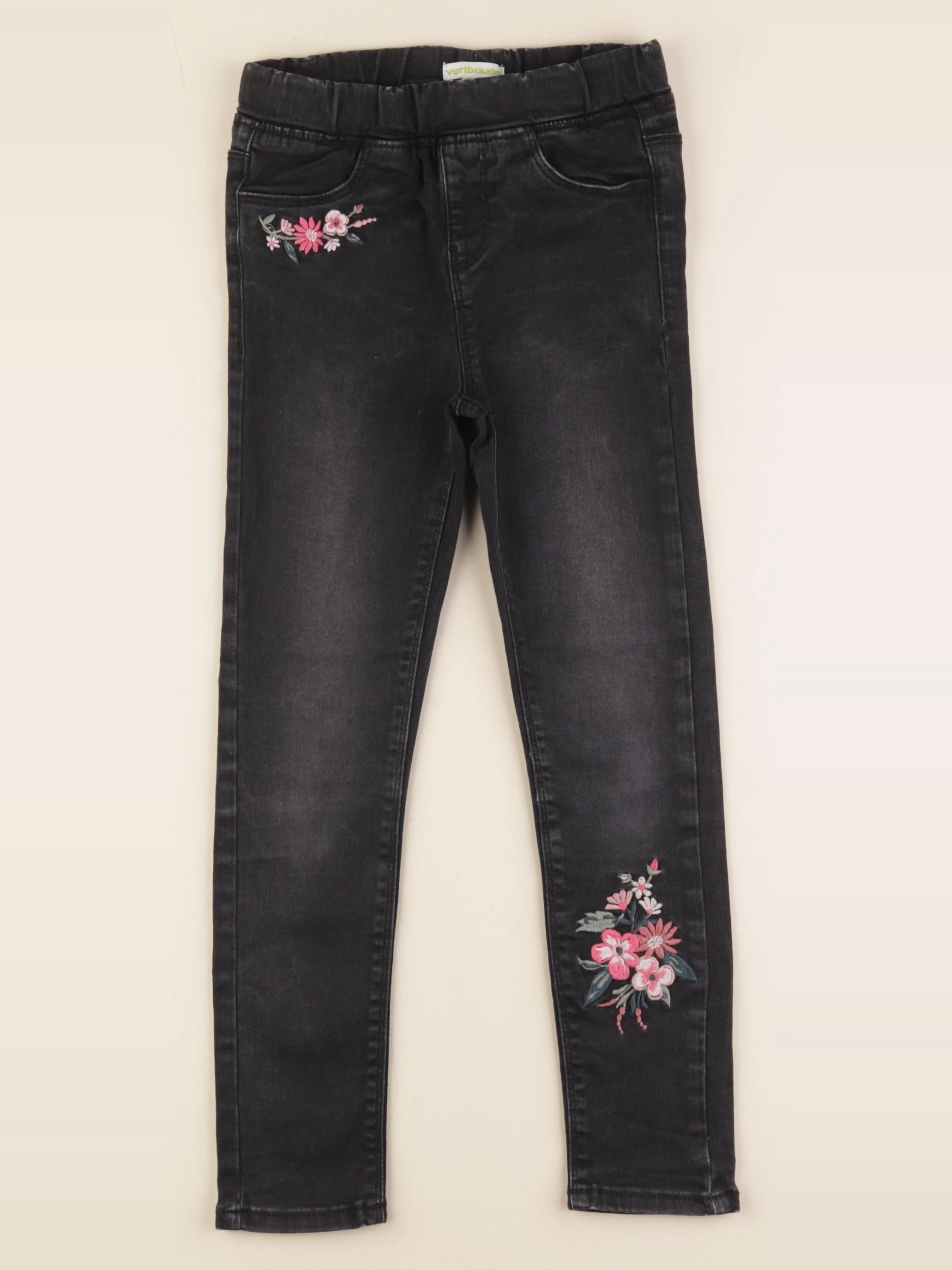 Vertbaudet - jegging noir - 7 ans