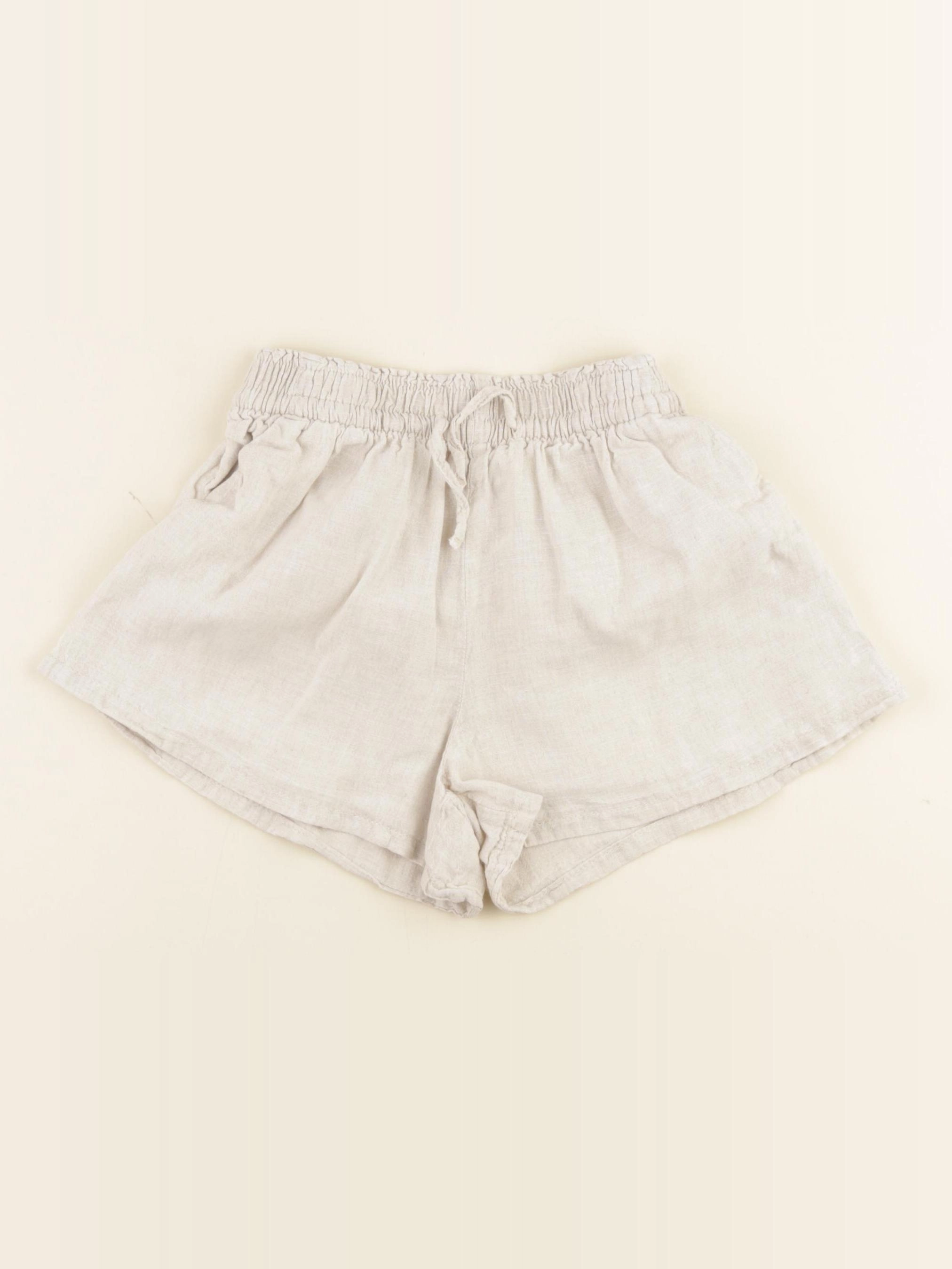 H&M - short beige - 5/6 ans