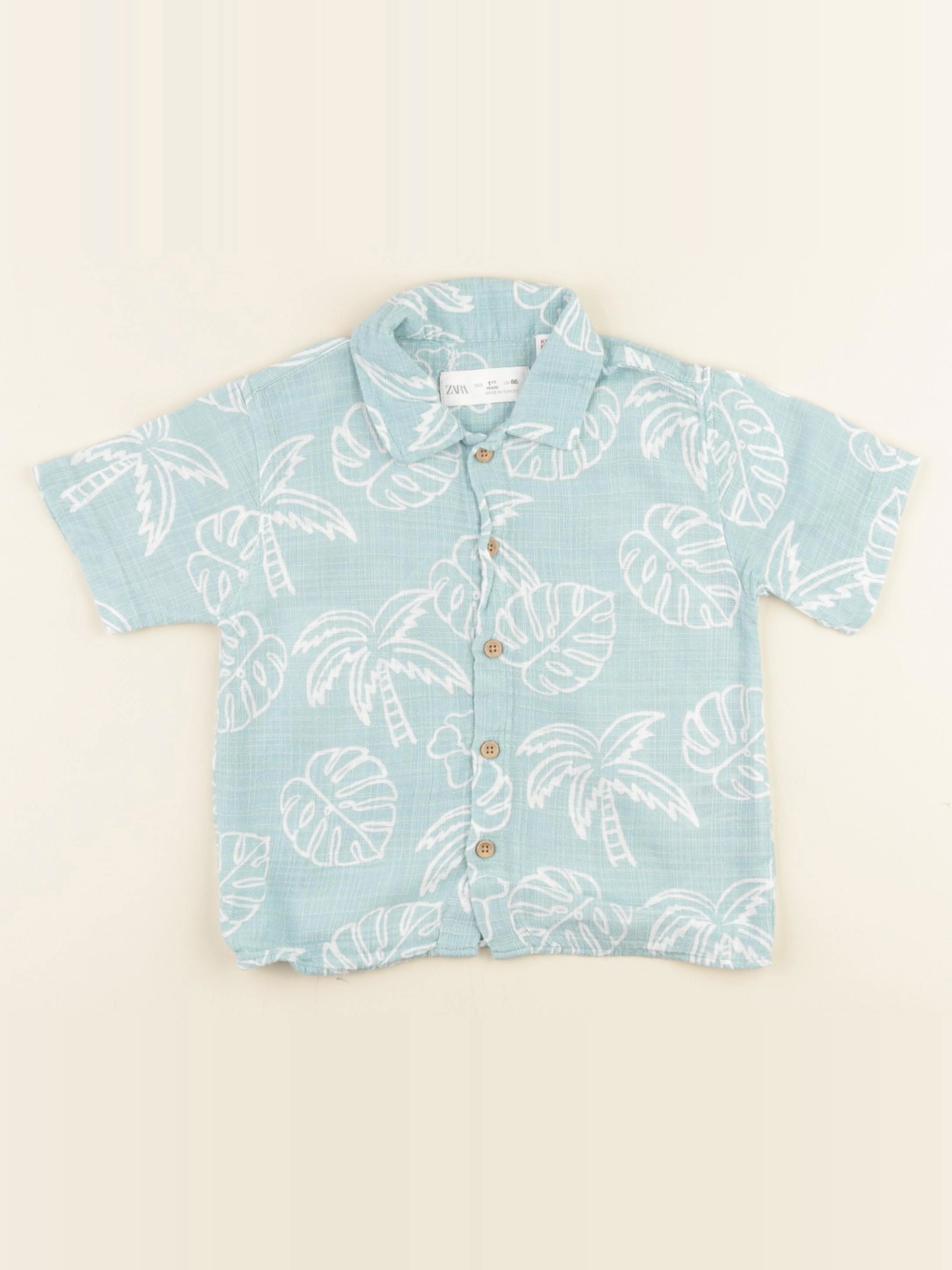 Zara - chemise bleu - 18 mois