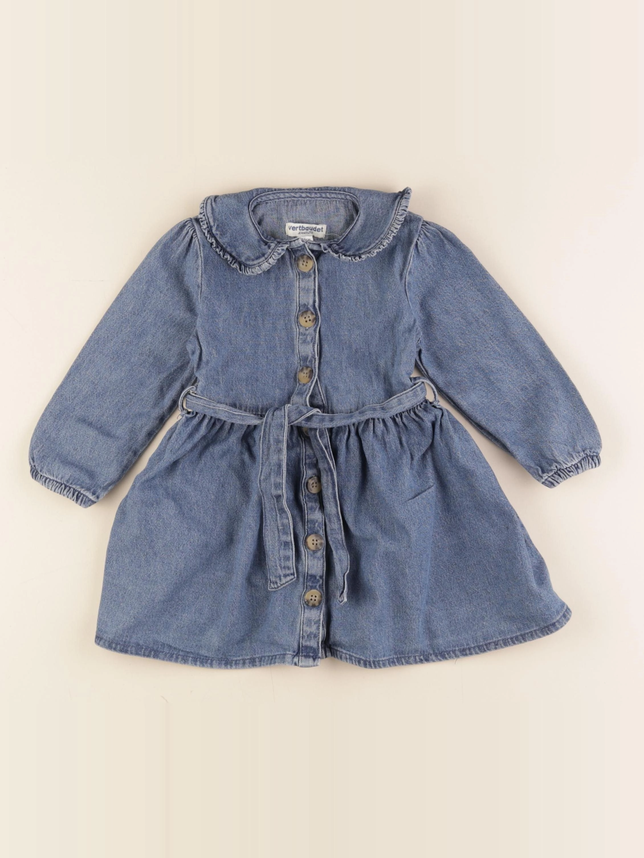 Vertbaudet - robe bleu - 2 ans