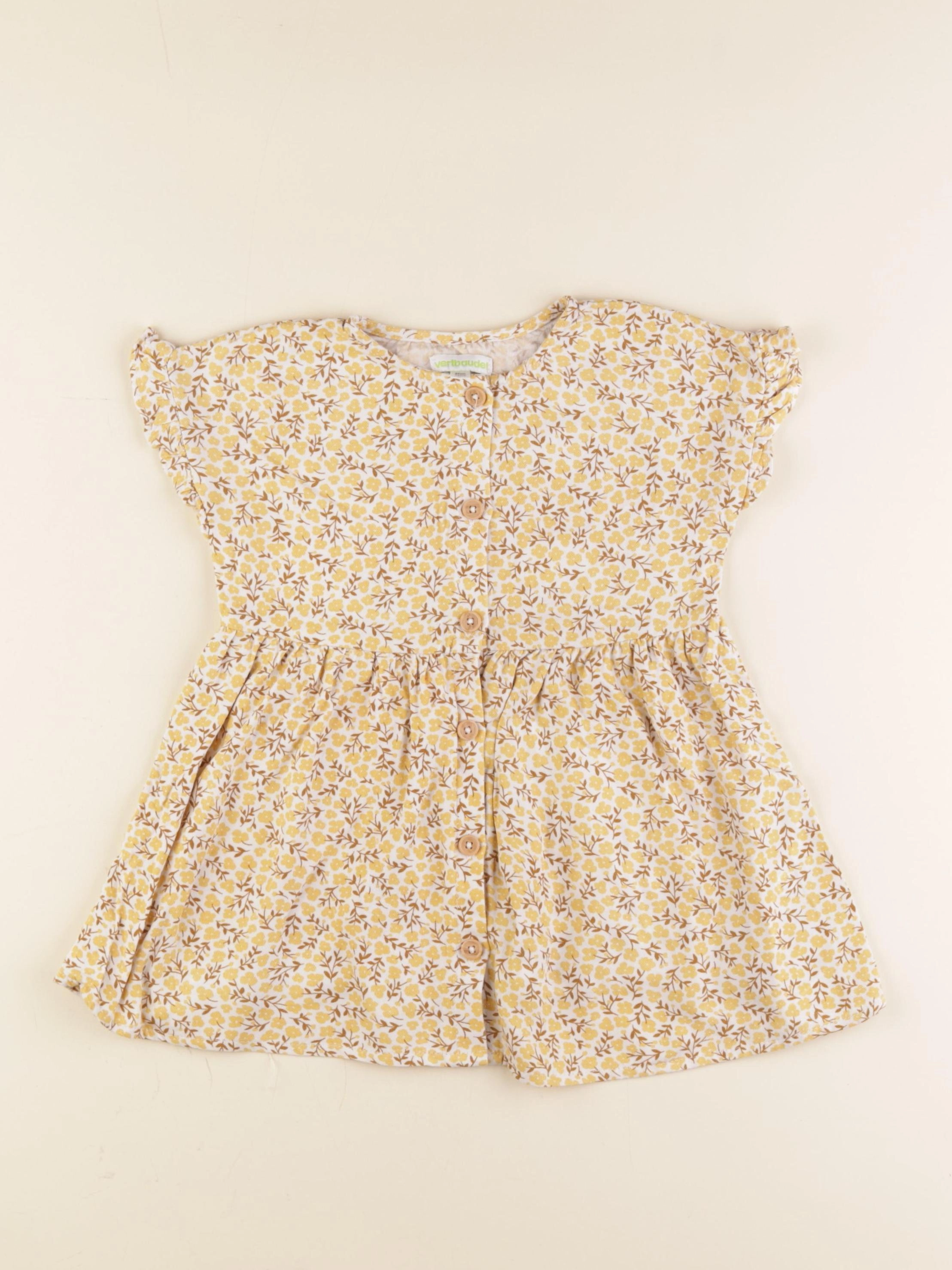 Vertbaudet - blouse jaune - 3 ans