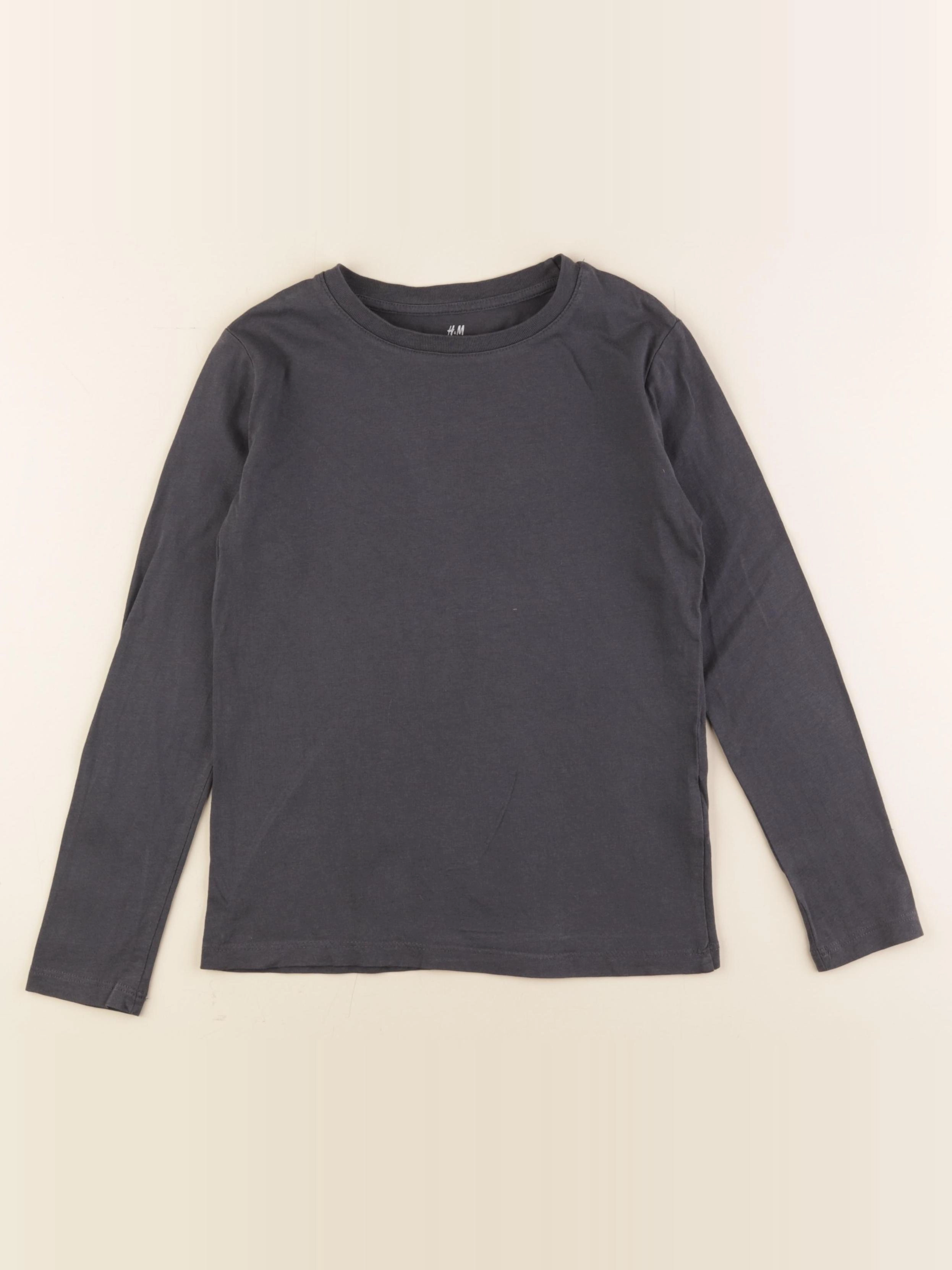 H&M - tee-shirt gris - 6/8 ans