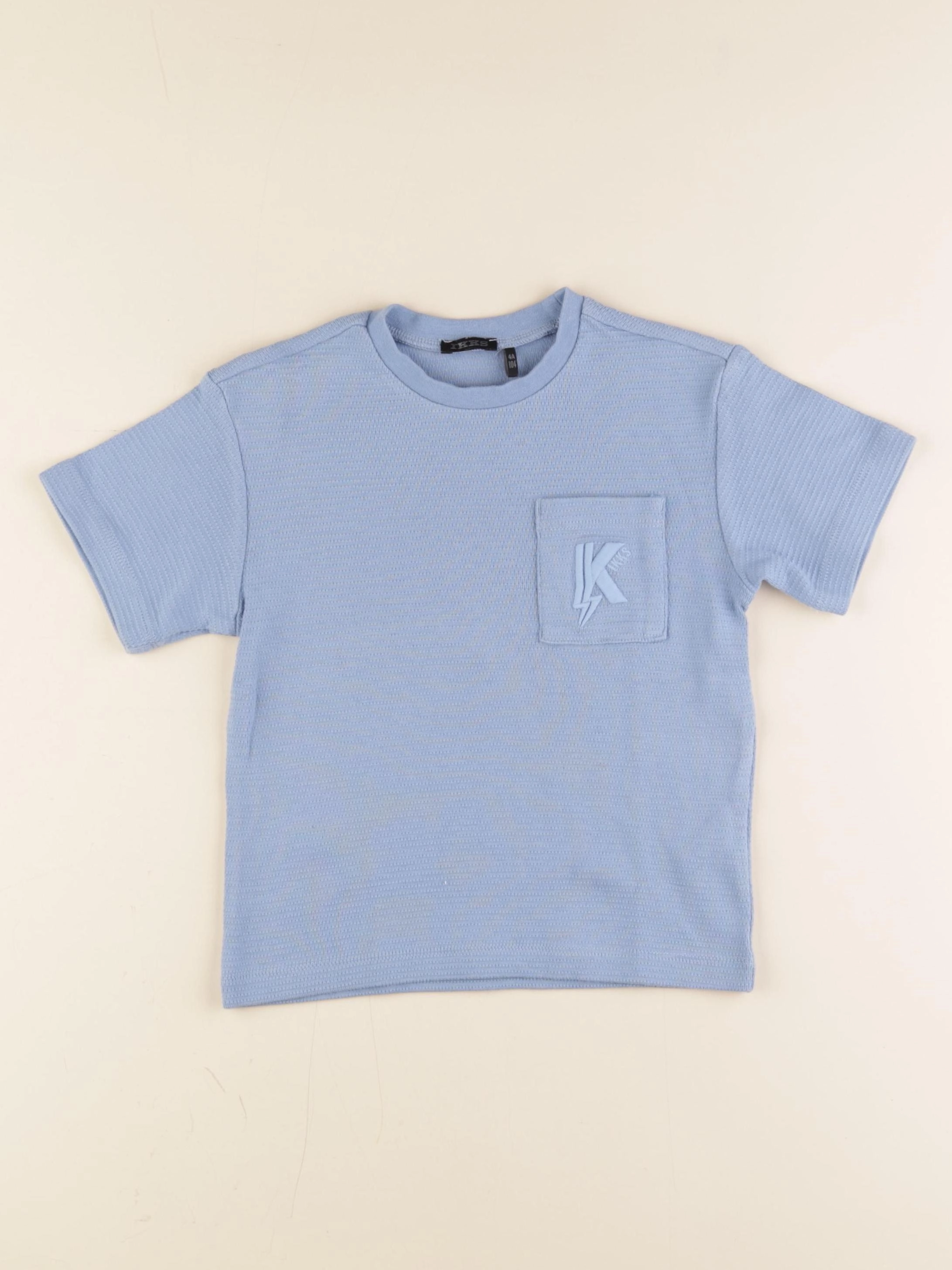 IKKS - tee-shirt bleu - 4 ans