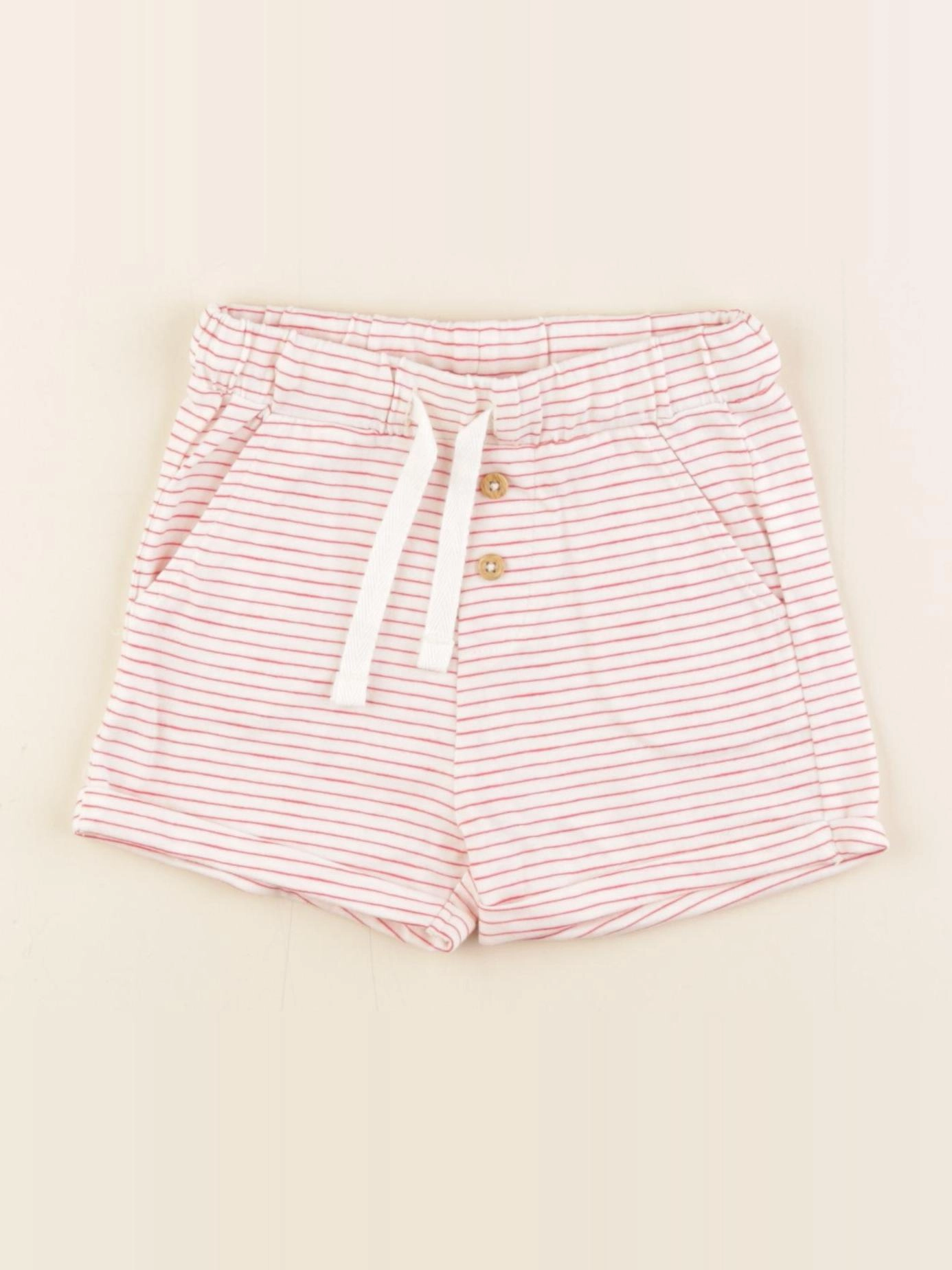 Boutchou - short rouge - 9 mois