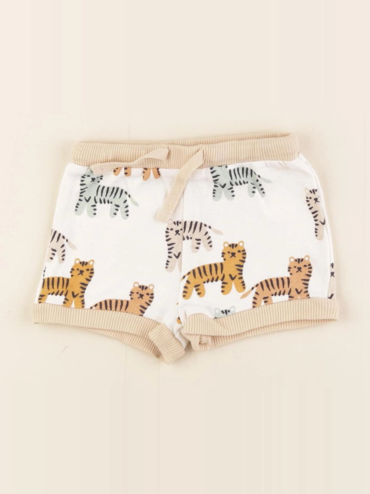 Boutchou - short beige, marron - 3 mois