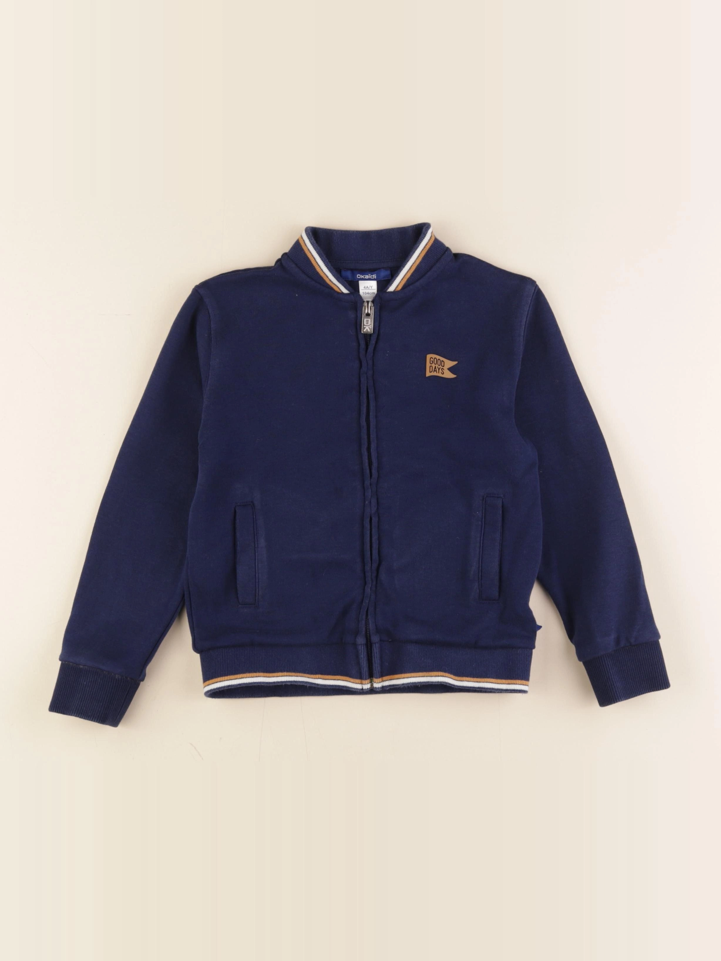 Okaidi - sweat bleu - 4 ans