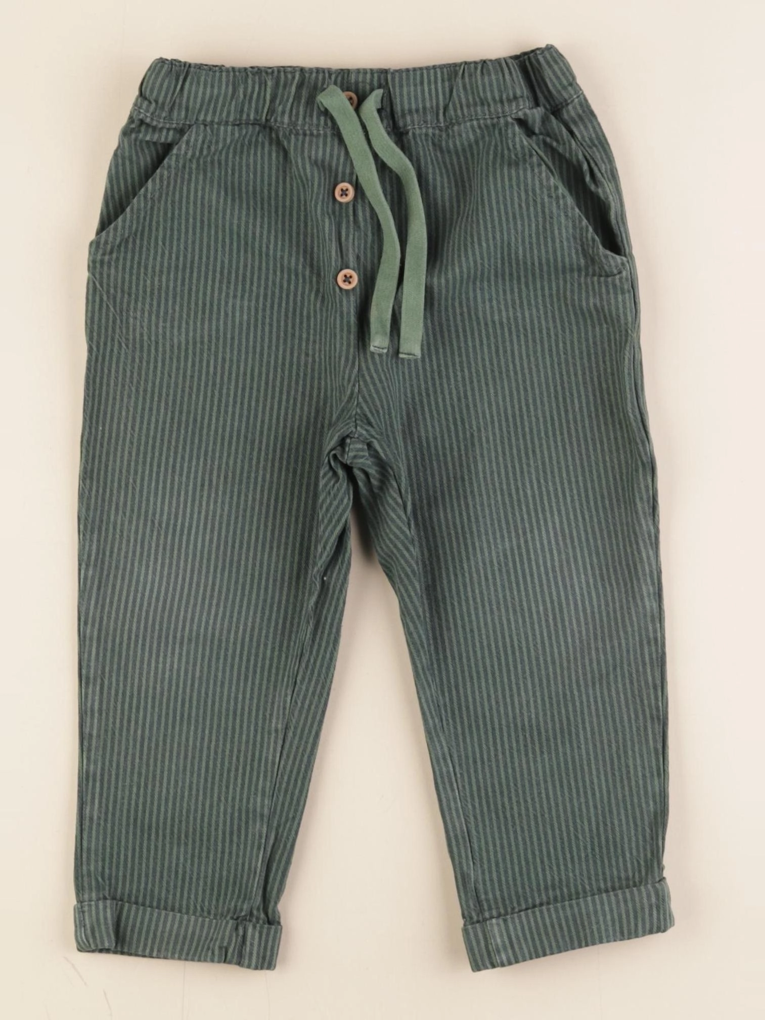 Boutchou - pantalon vert - 24 mois