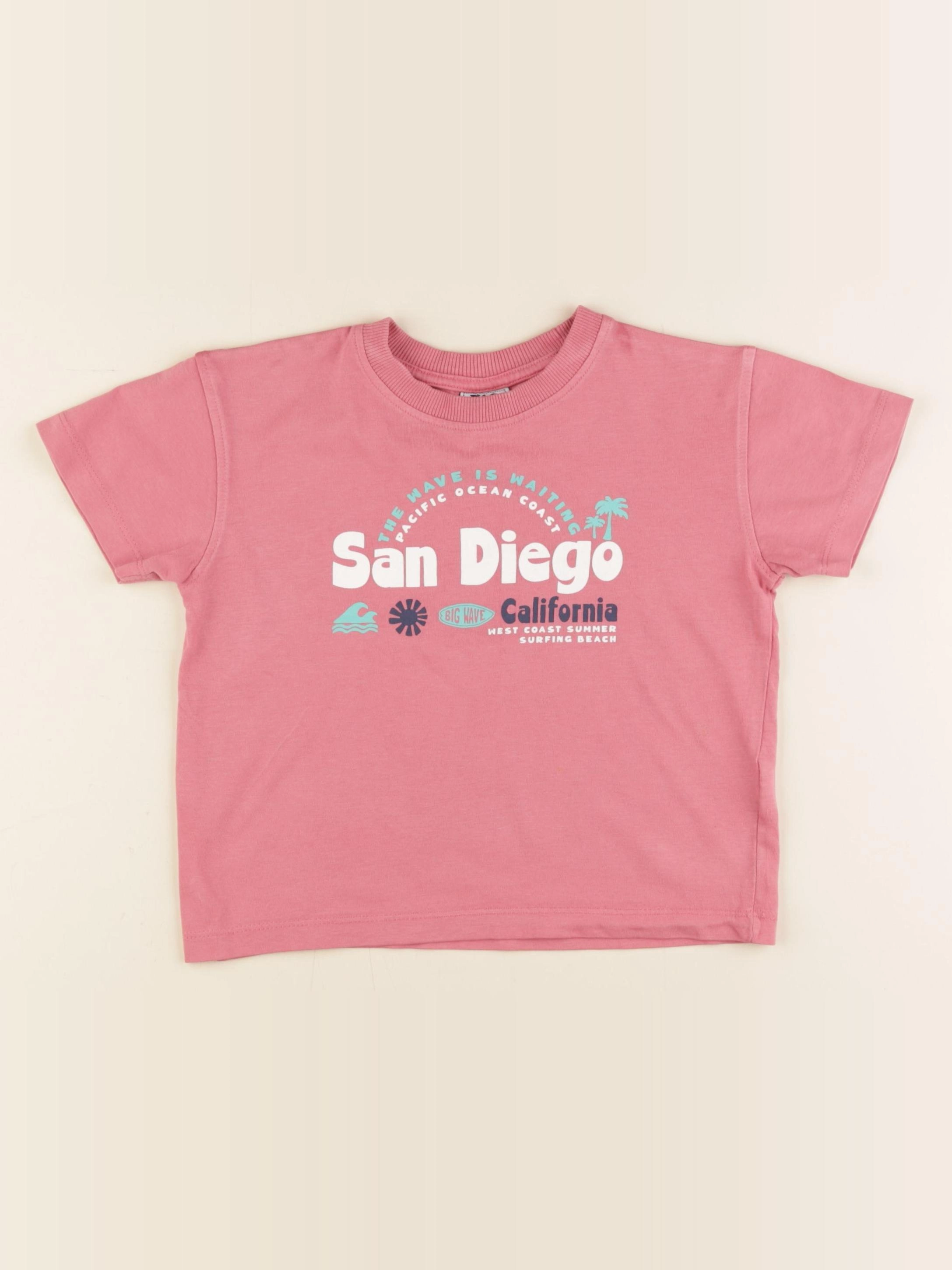 Tape à l'oeil - tee-shirt rose - 2/3 ans