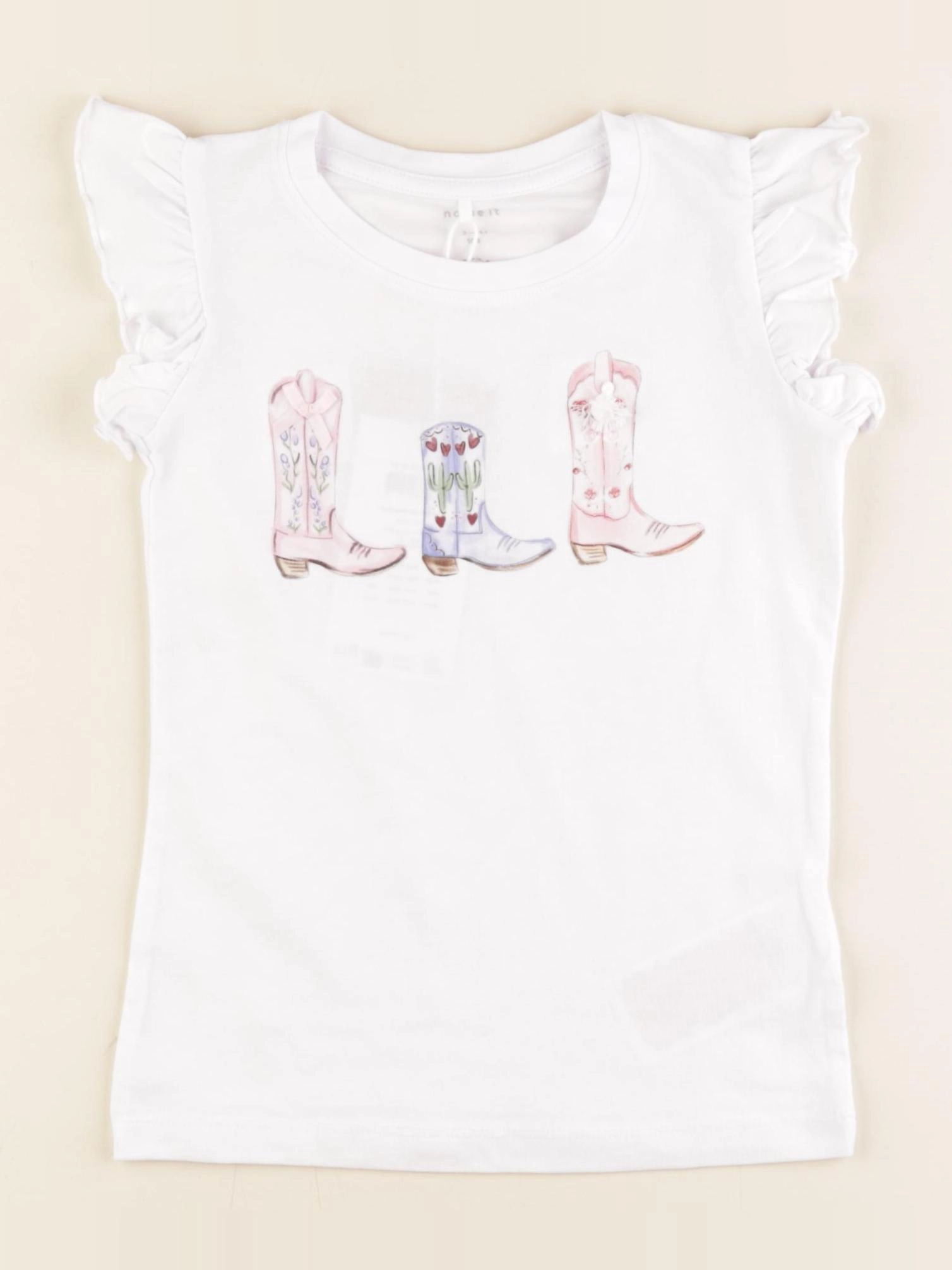 Name it - tee-shirt blanc - 4 ans