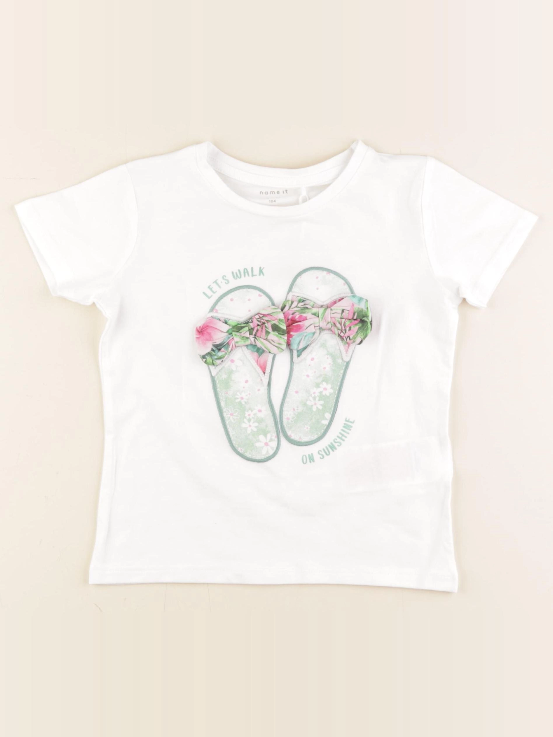 Name it - tee-shirt blanc - 3/4 ans