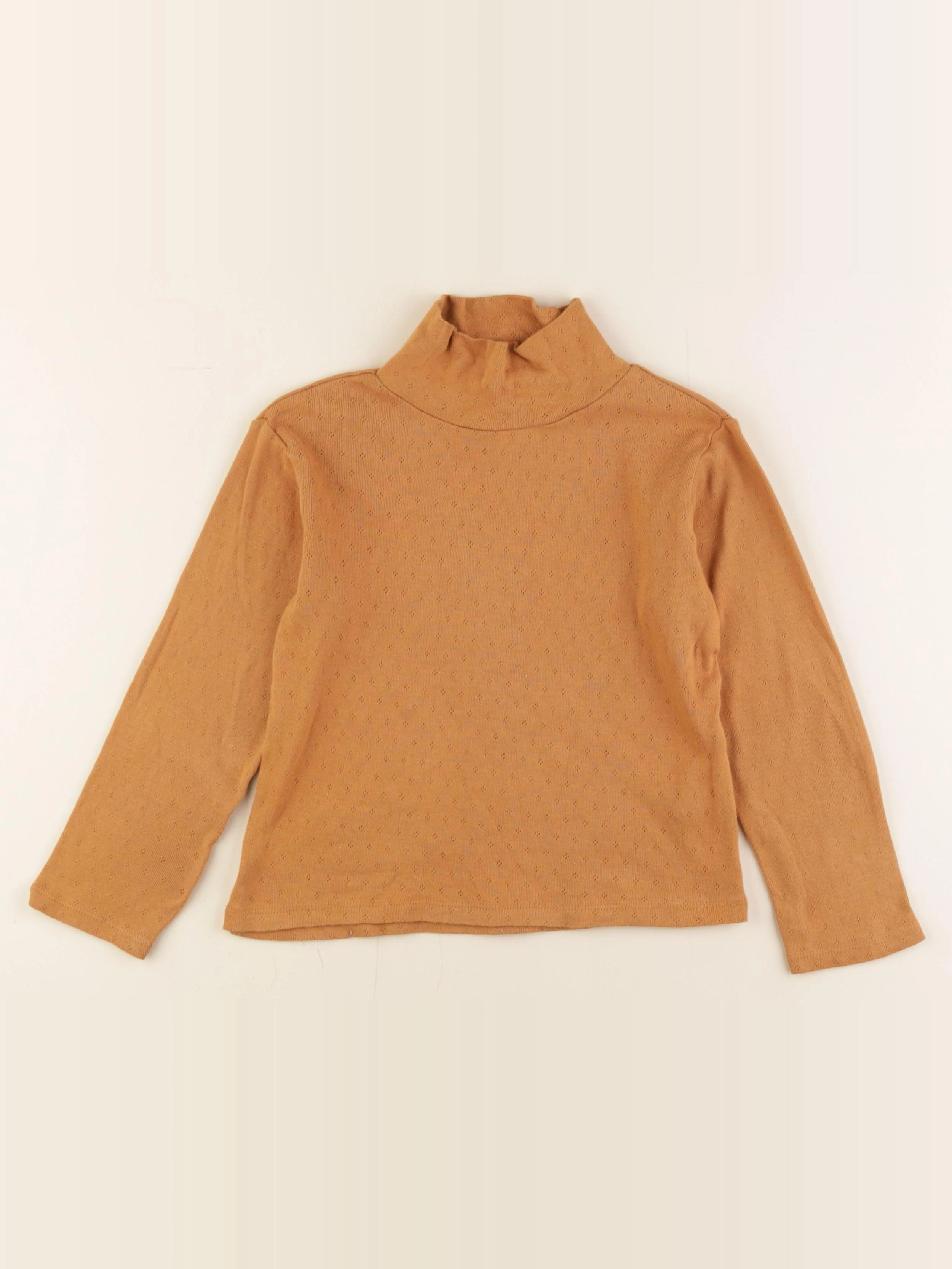 Little Cigogne - sous-pull marron - 6 ans