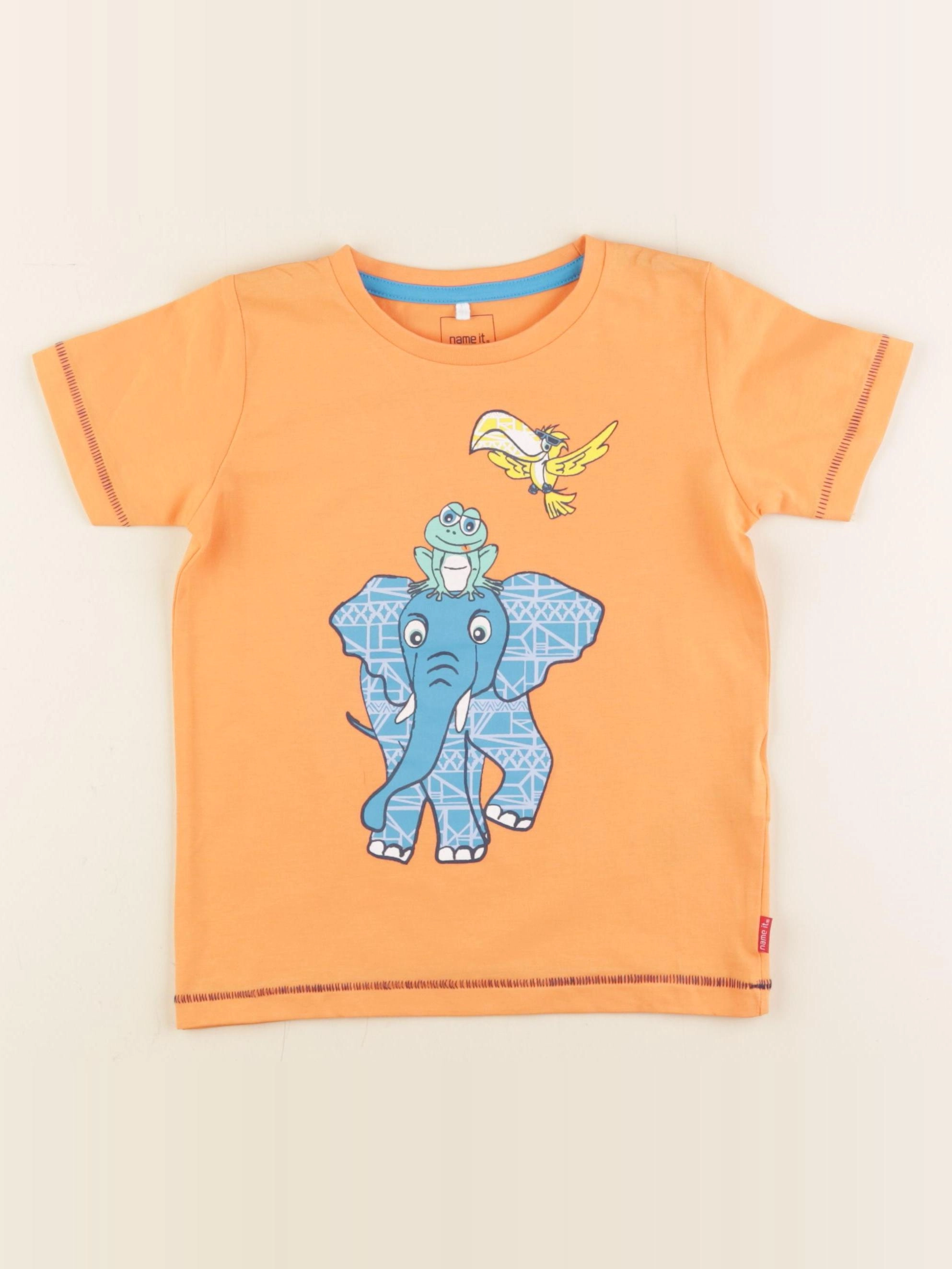 Name it - tee-shirt orange - 3/4 ans