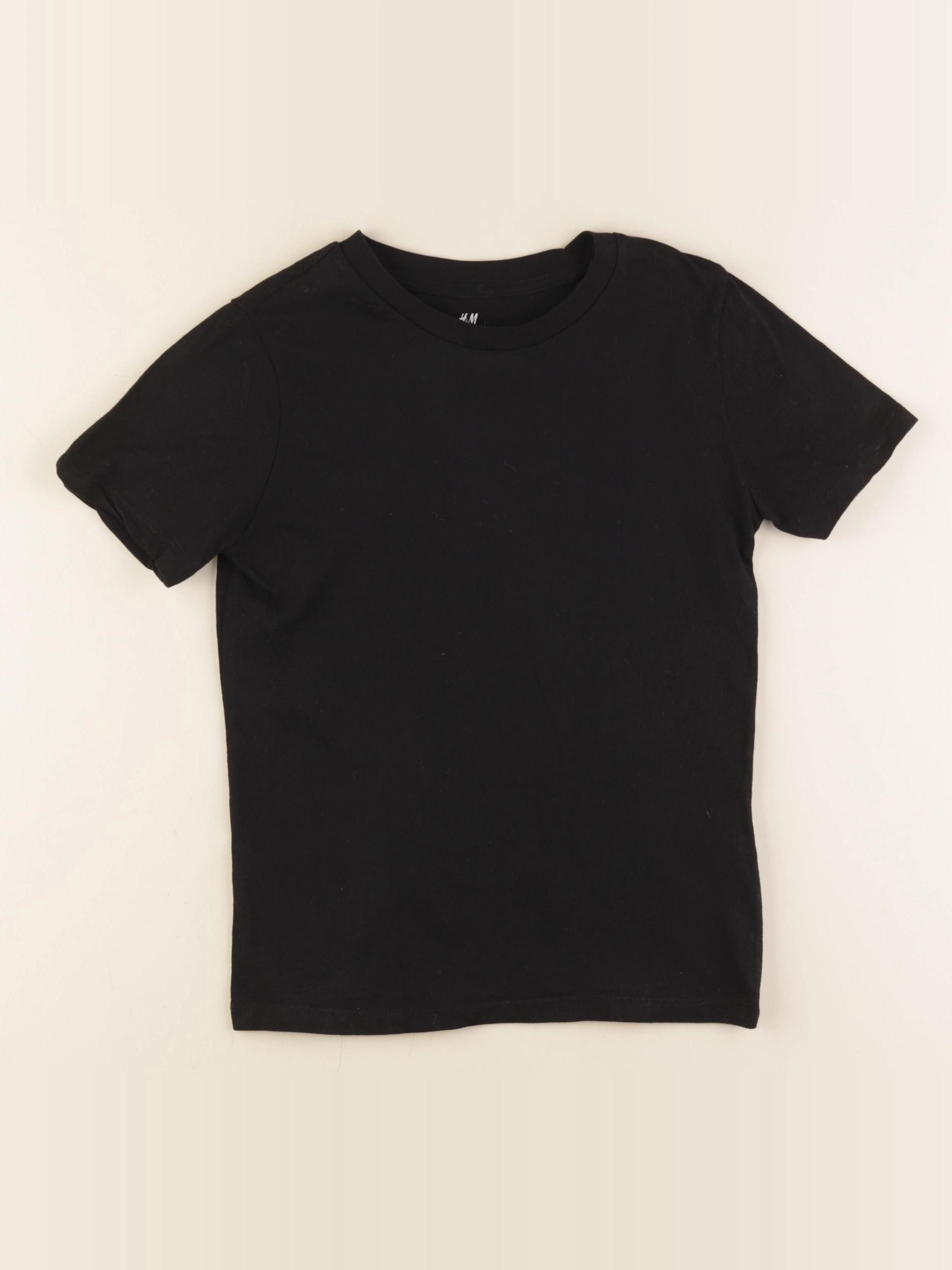 H&M - tee-shirt noir - 6/8 ans