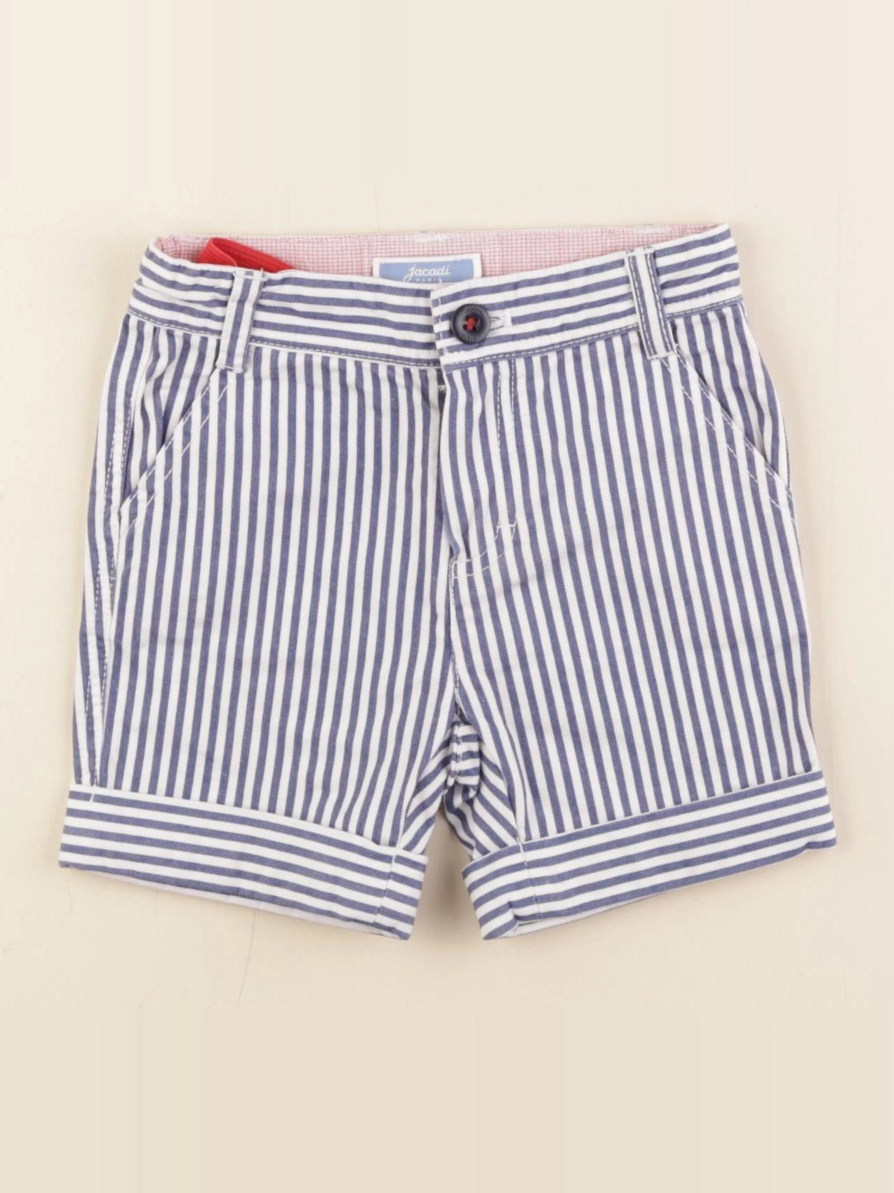 Jacadi - short blanc, bleu - 12 mois