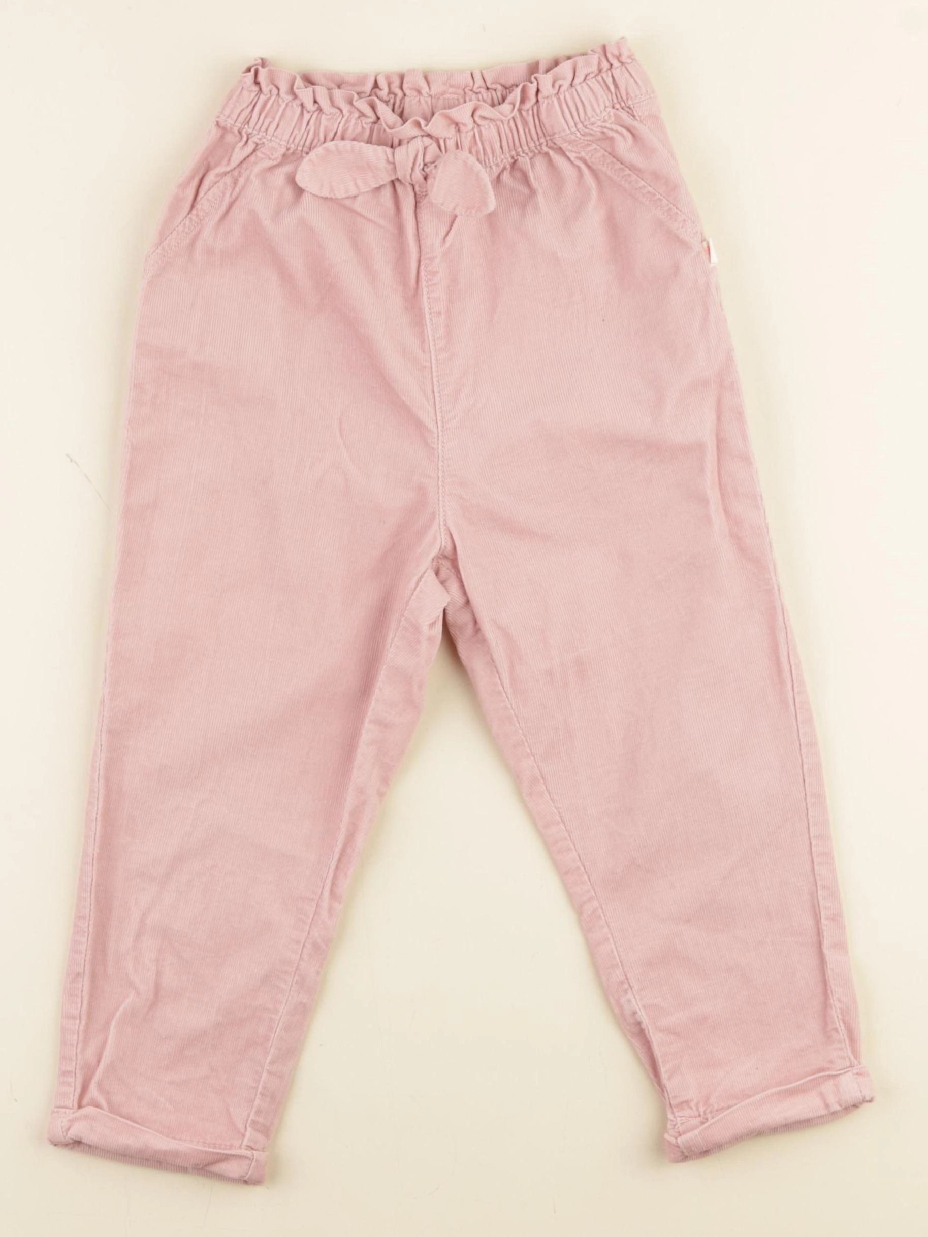 H&M - pantalon rose - 2/3 ans