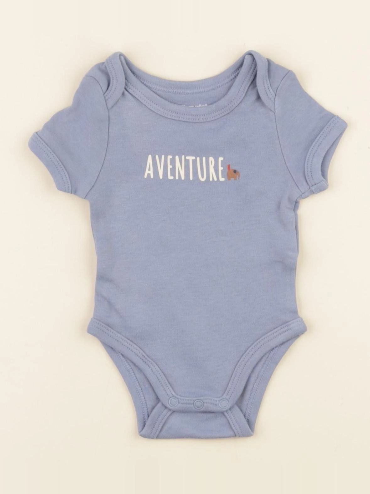 Vertbaudet - body bleu - 1 mois