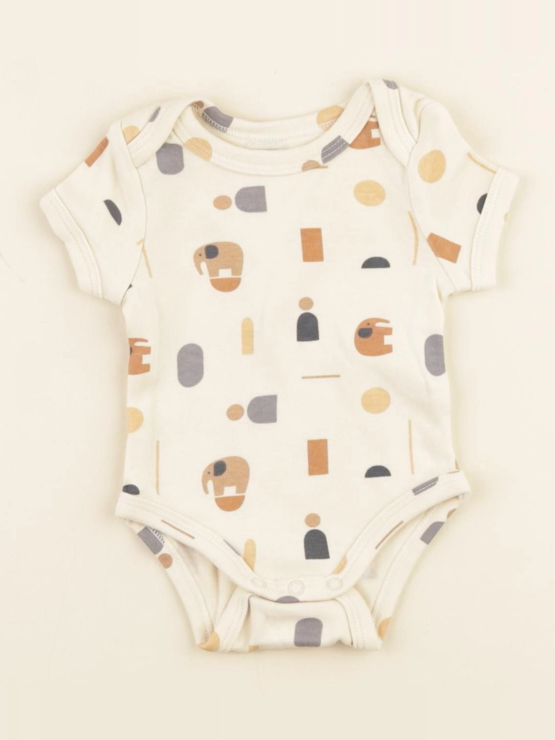 Vertbaudet - body beige - 1 mois