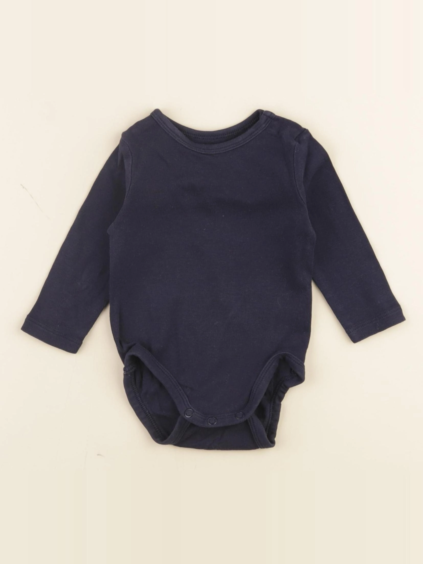 H&M - body bleu - 2/4 mois