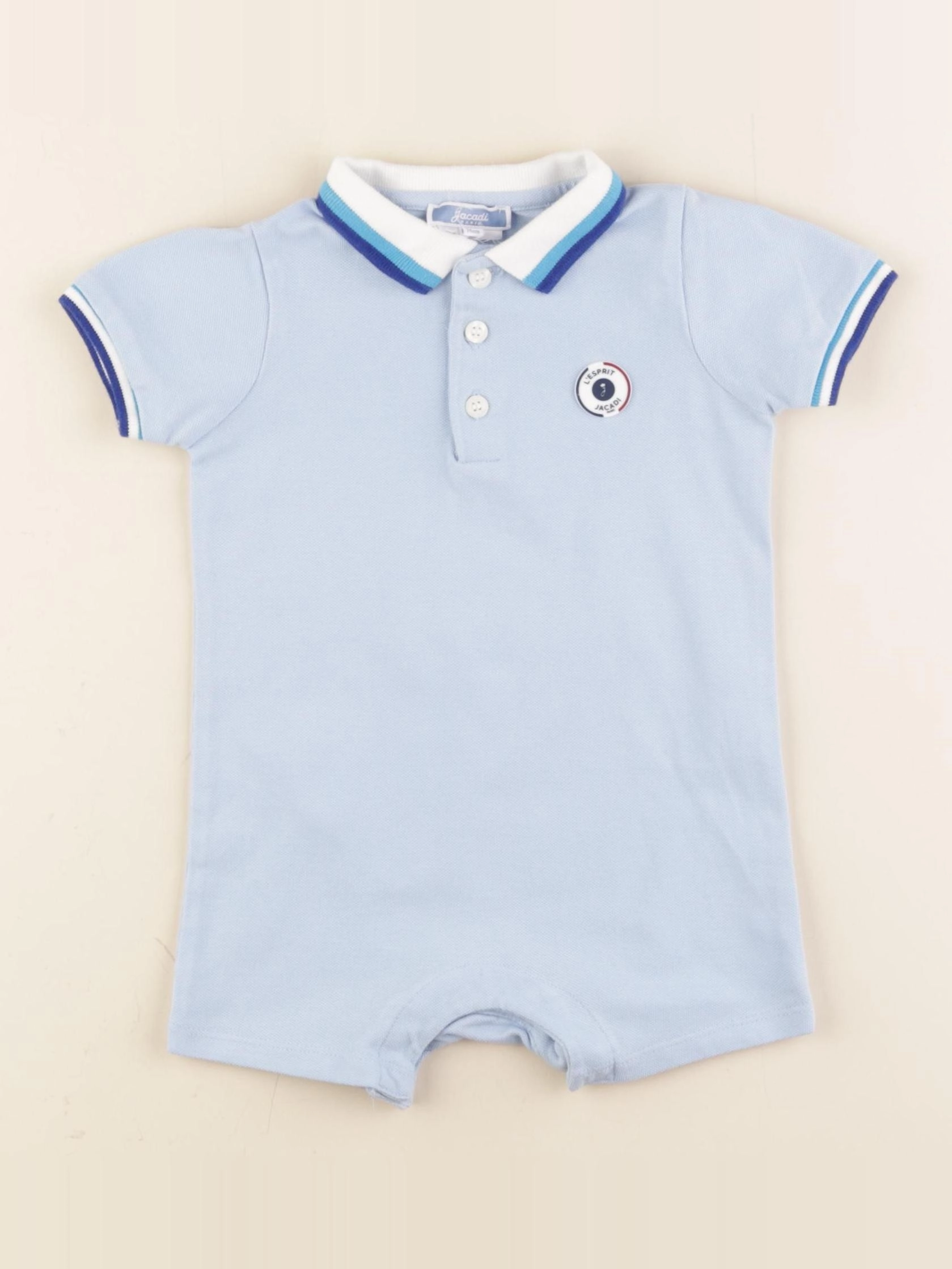 Jacadi - combinaison bleu - 12 mois