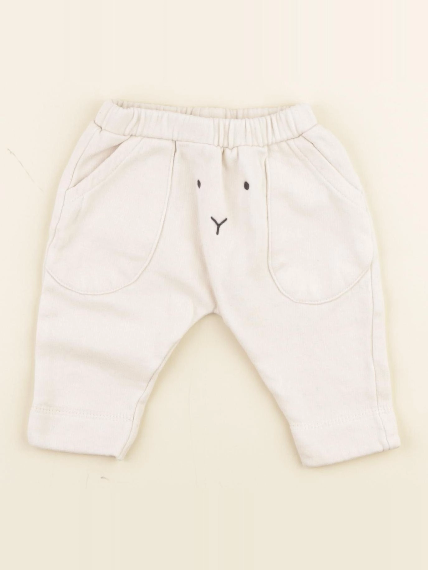 Emile et Ida - jogging blanc - 6 mois