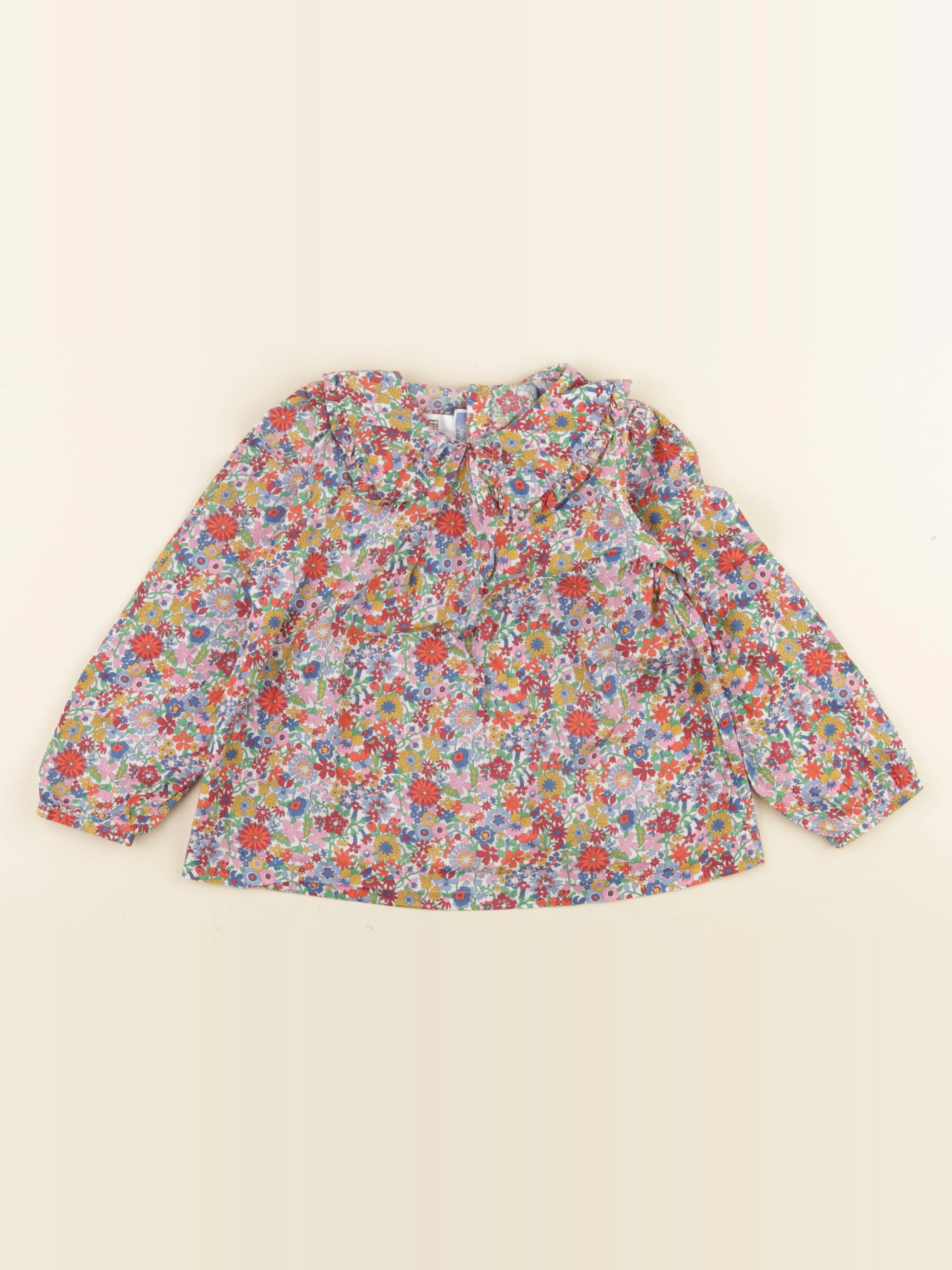 Jacadi - blouse liberty multicolore - 5 ans