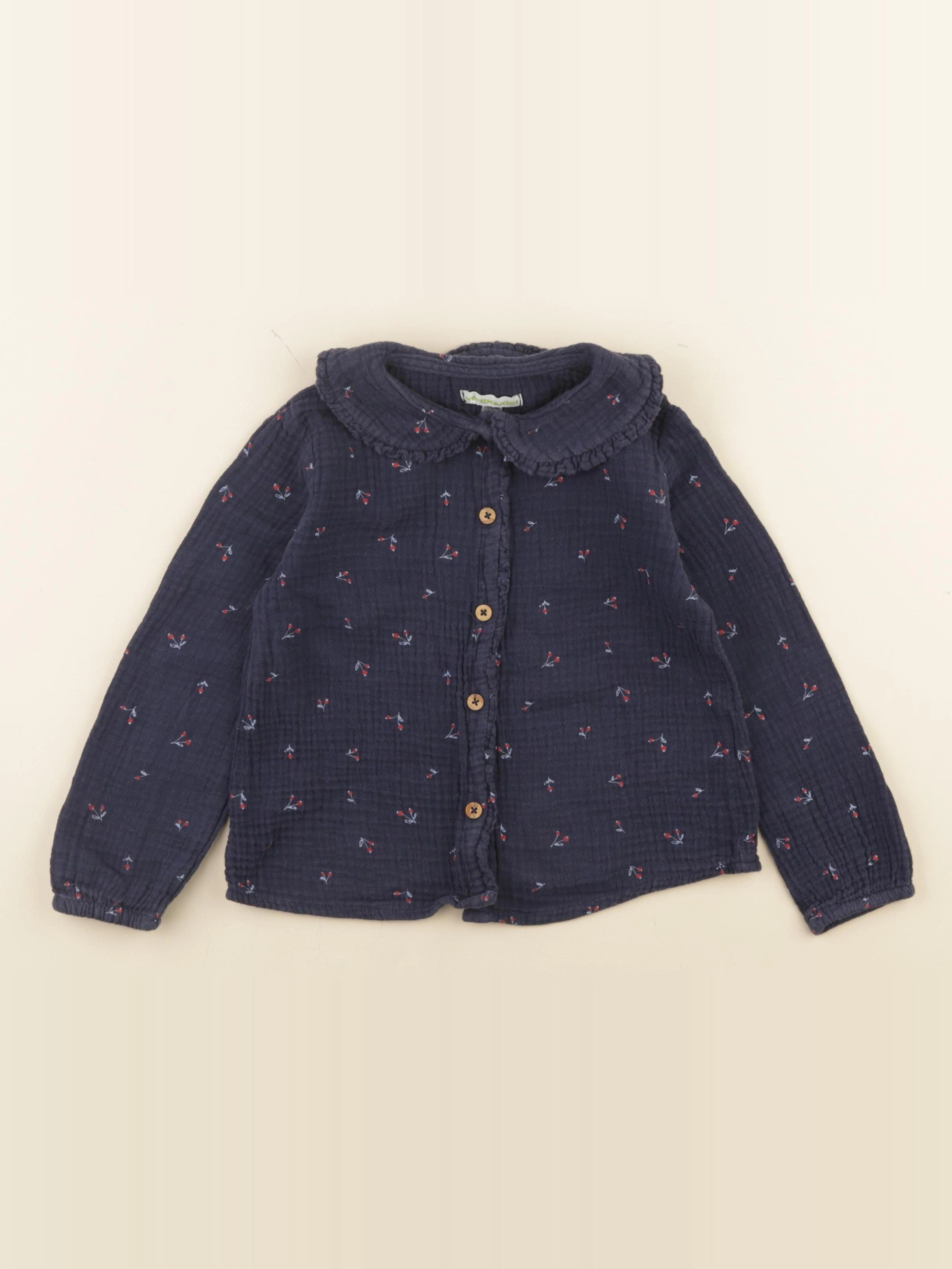 Vertbaudet - blouse bleu - 5 ans