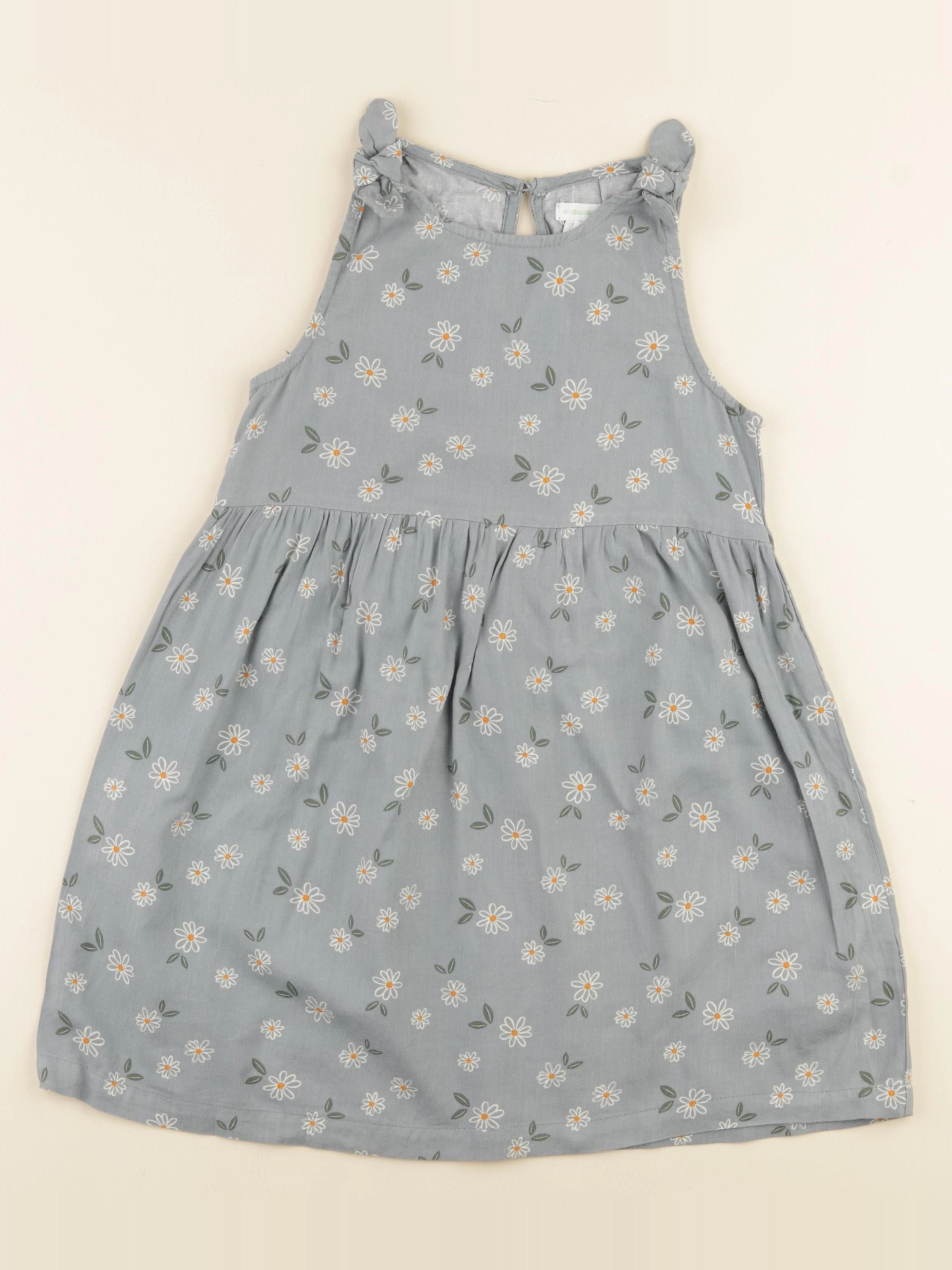 Vertbaudet - robe vert - 6 ans