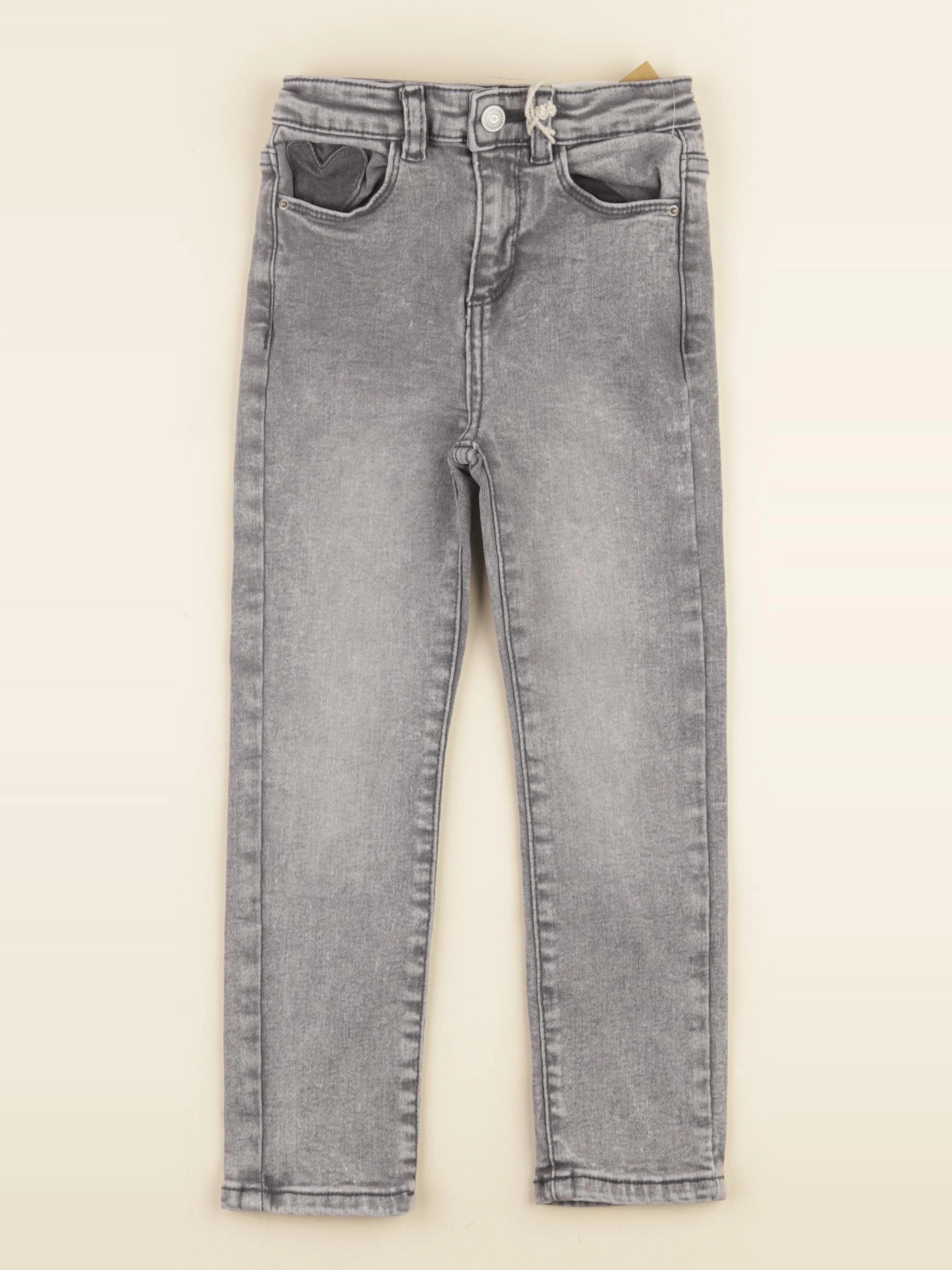 Vertbaudet - jean gris - 5 ans